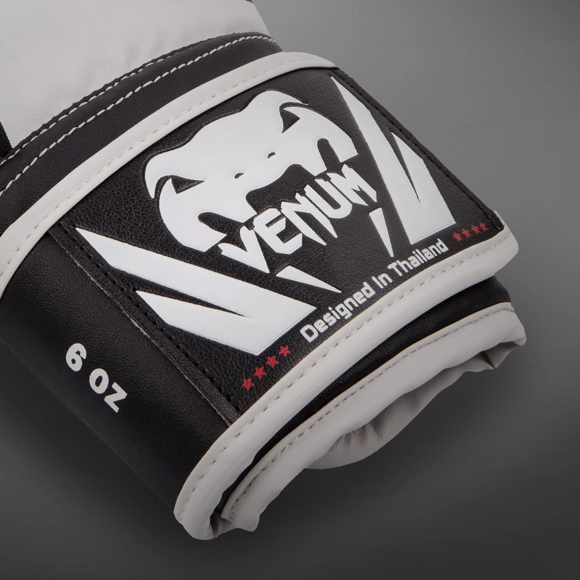 Guantes de Boxeo para Niños Venum Challenger 2.0 - Negro/Blanco - Image 3