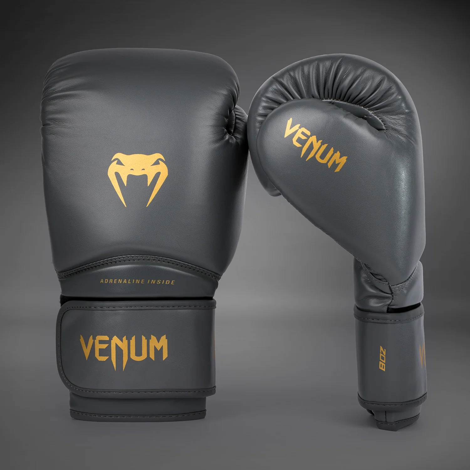 Venum Contender 1.5 Guantes de boxeo para niños - Grafito/Oro - Image 2