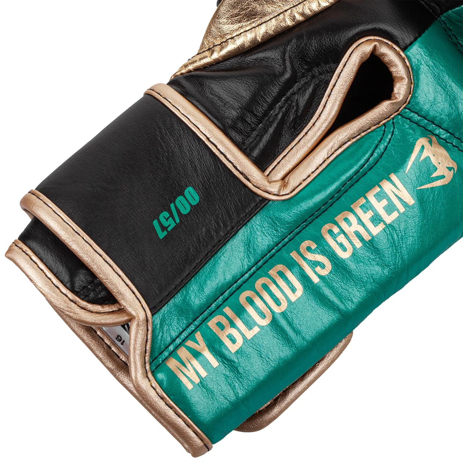 Guantes de Boxeo profesional Venum Giant 2.0 - Edición limitada WBC - Velcro - Verde metálico/Oro - Image 6