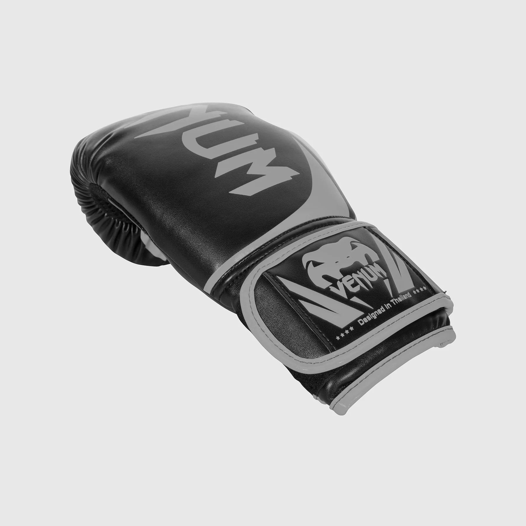 Guantes de Boxeo Venum Challenger 2.0 - Negro/Gris - Image 3