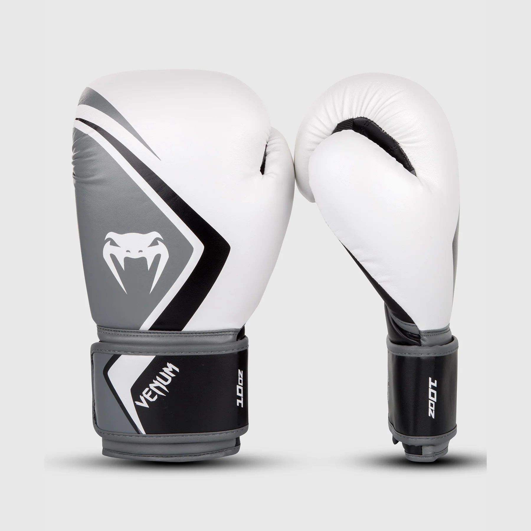 Guantes de Boxeo Venum Contender 2.0 - Blanco/Gris-Negro