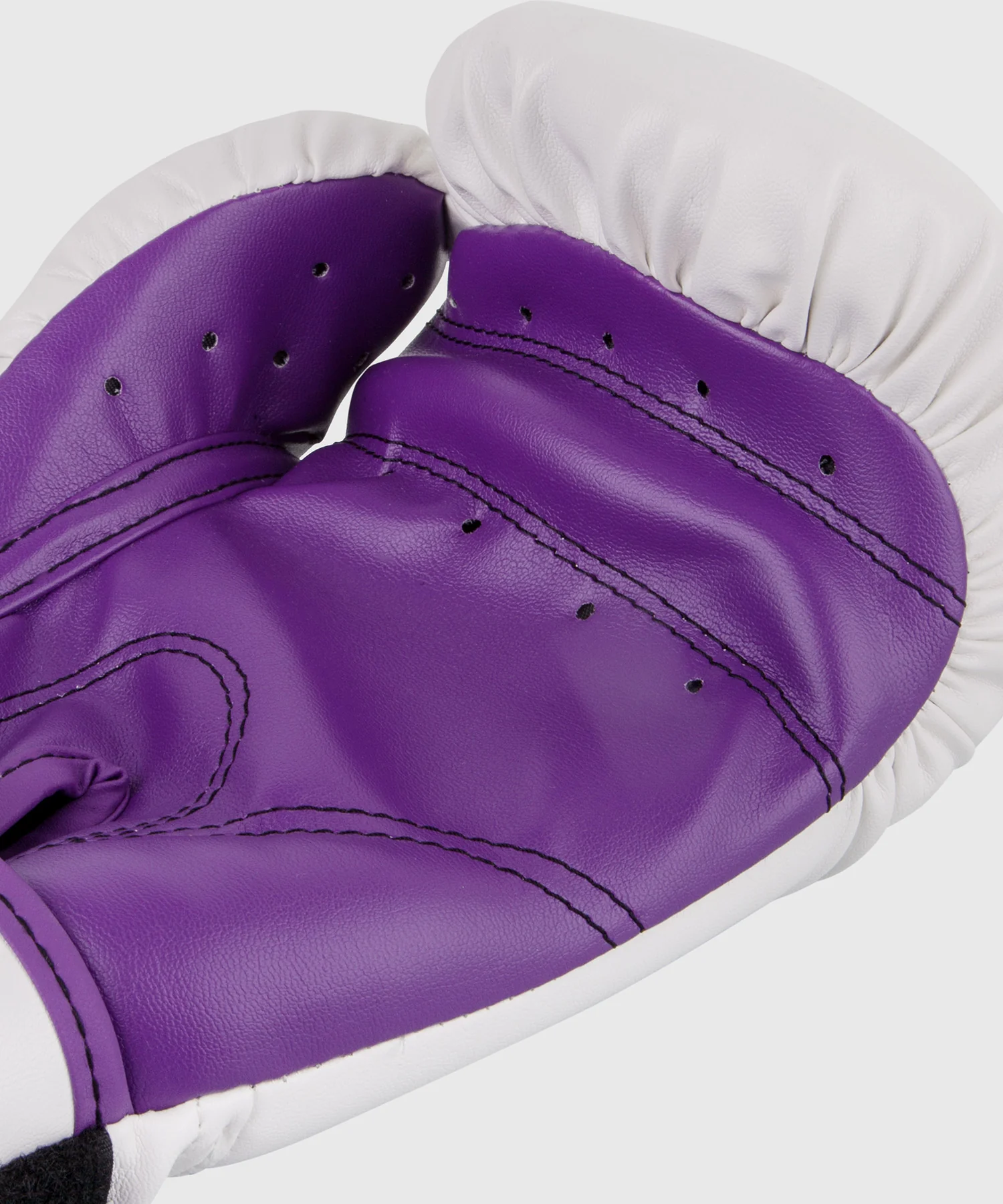 Guantes de boxeo Venum Contender - Blanco/Violeta - Image 4