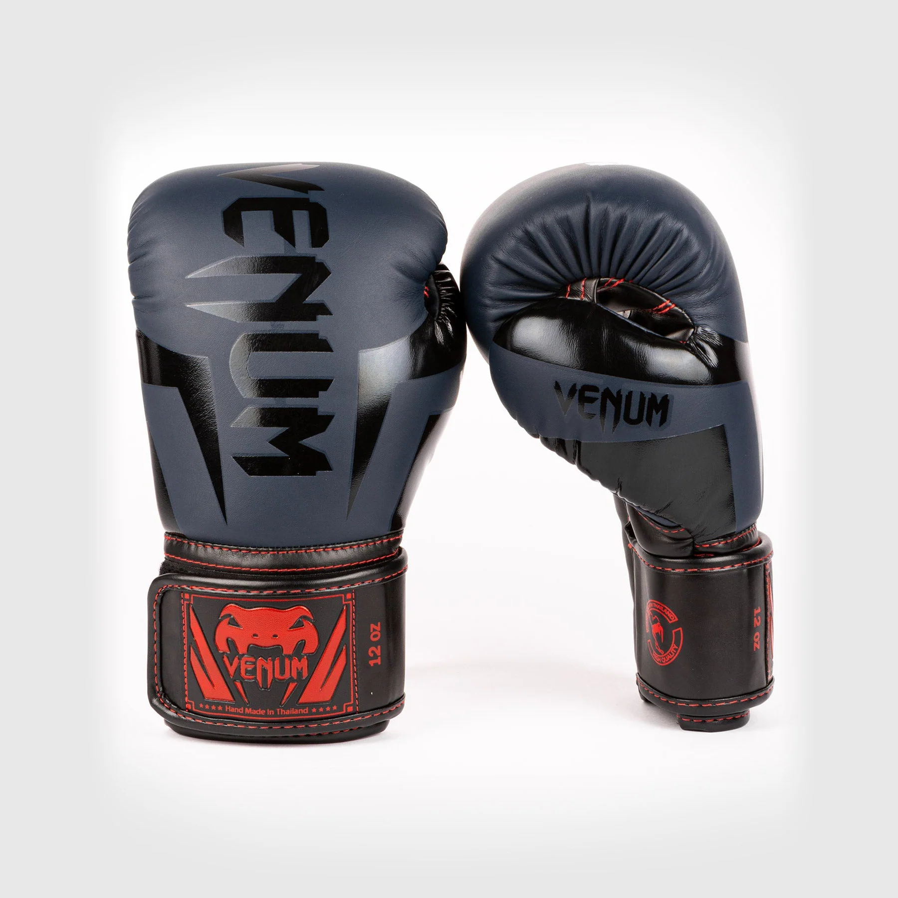 Guantes de Boxeo Venum Elite - Azul Marino/Negro-Rojo