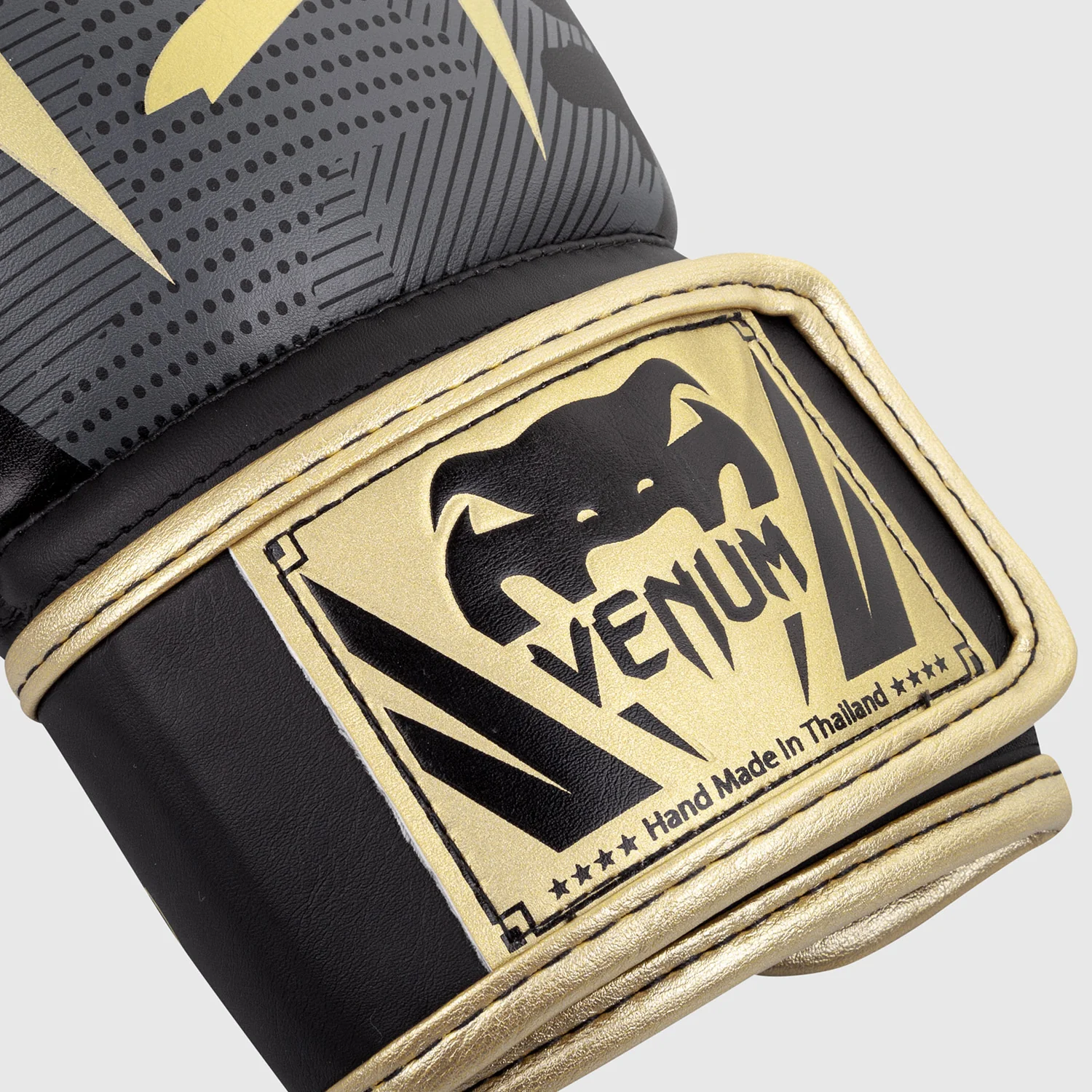 Guantes de boxeo Venum Elite - Camo/Oro - Image 3