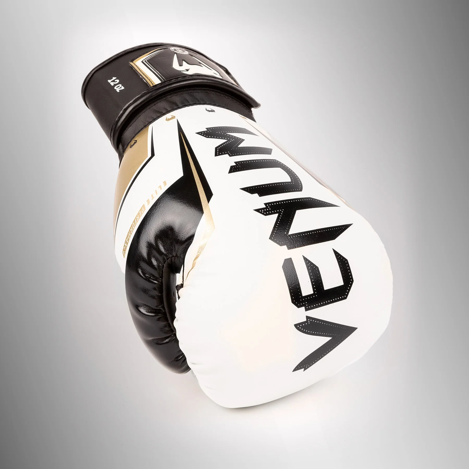 Guantes de boxeo Venum Elite Evo - Blanco/Dorado - Image 4