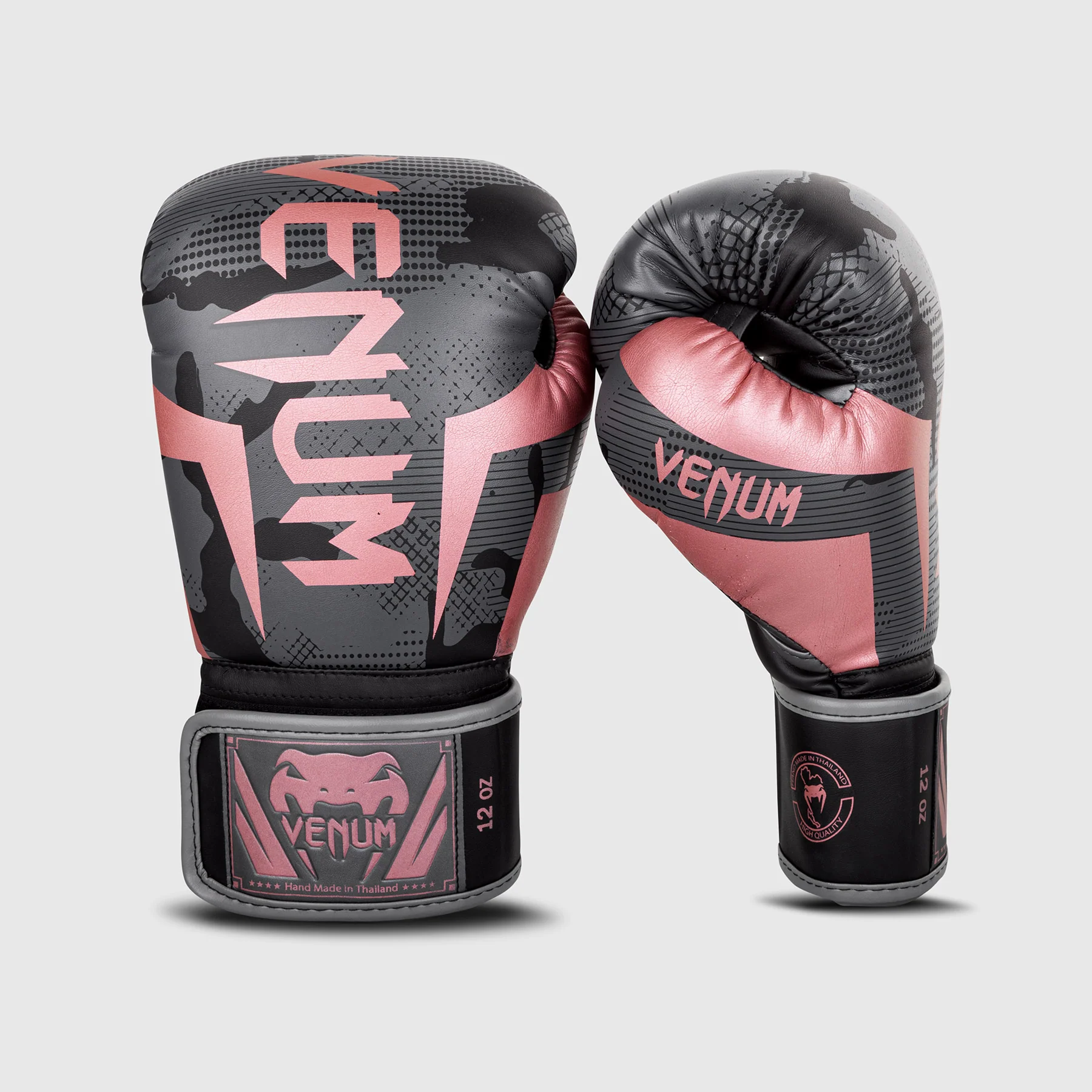 Guantes de boxeo Venum Elite - Camo/Rosa - Image 2