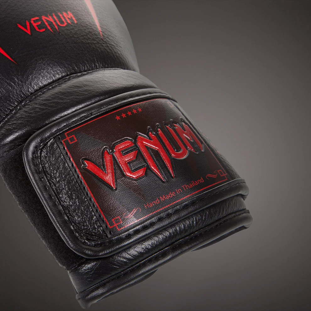 Guantes de Boxeo Venum Giant 3.0 - Cuero Nappa Negro Endiablado - Image 3