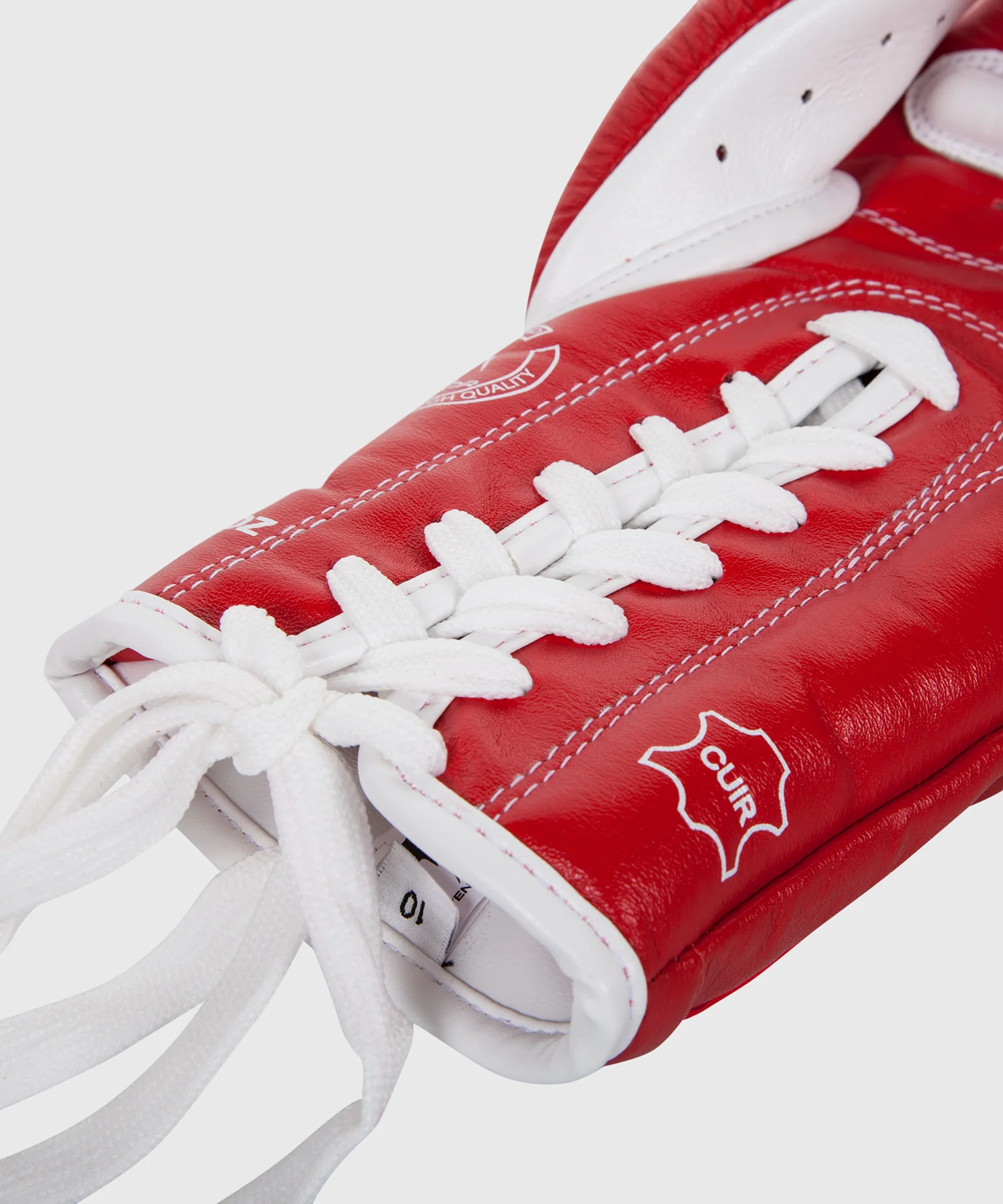 Guantes de Boxeo Venum Giant 3.0 - Cuero Nappa - Con cordones - Rojo - Image 3