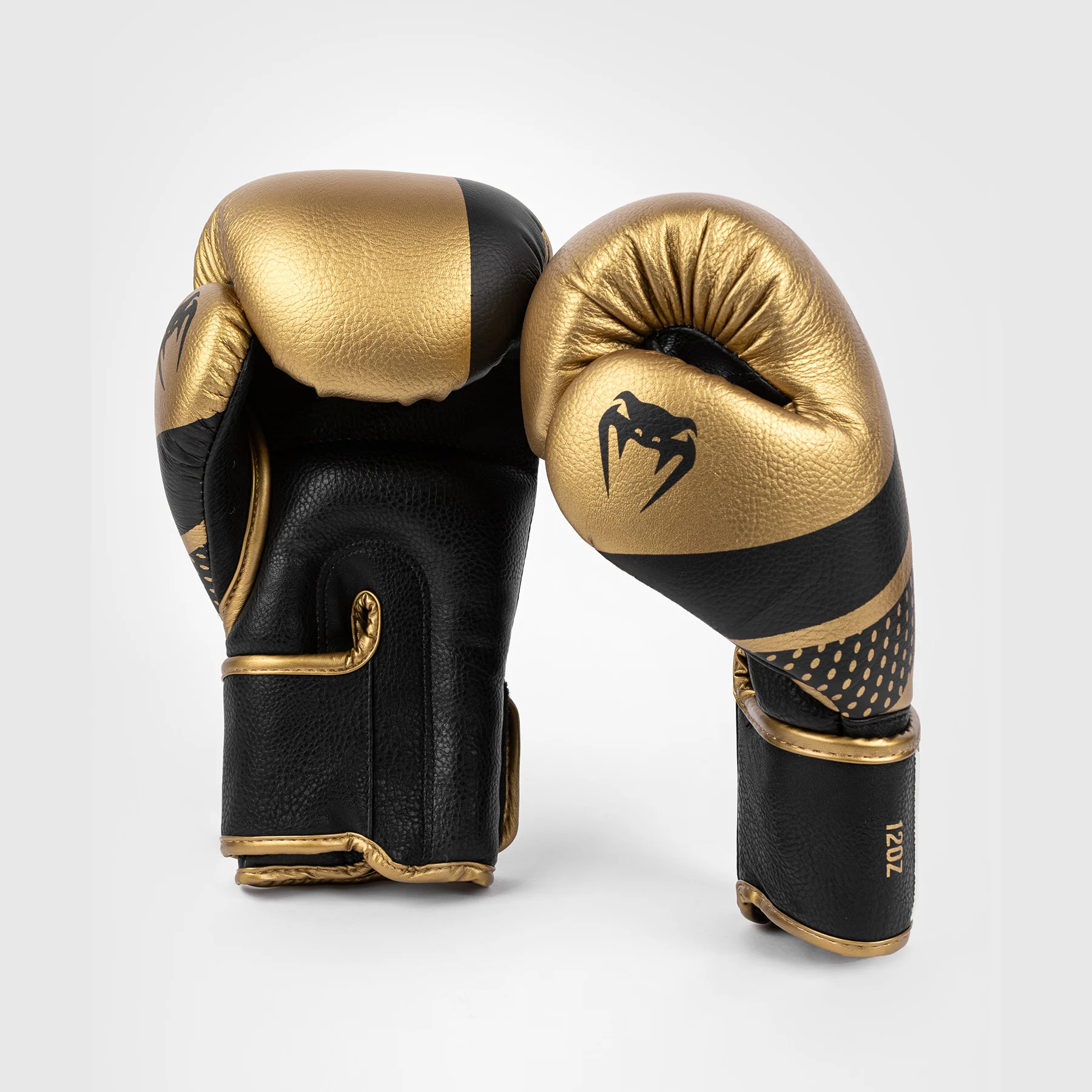 Guantes de boxeo Venum Lightning – Dorado/Negro - Image 2