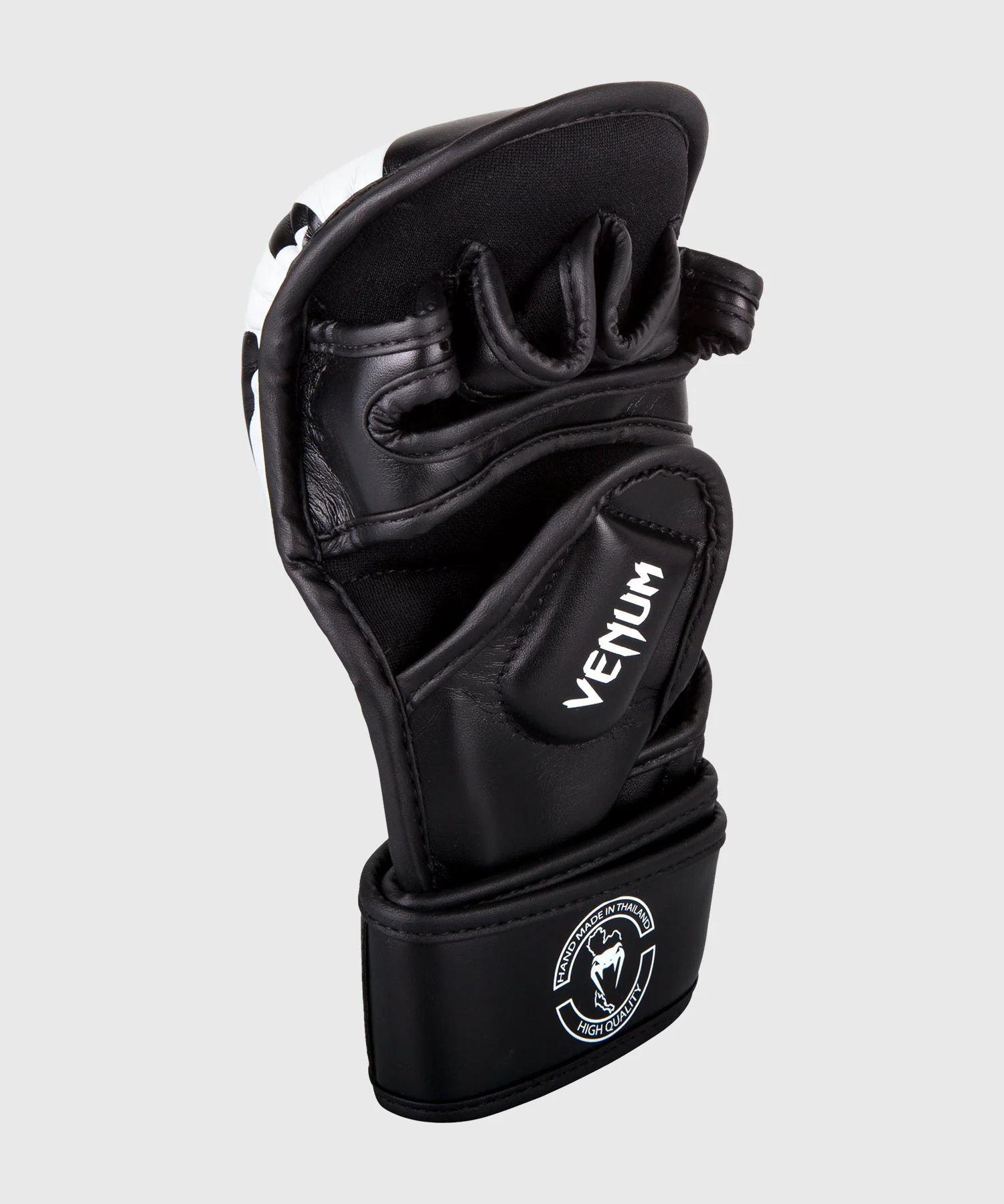 Guantes de Enfrentamiento MMA Venum Impact - Negro/Blanco - Image 3