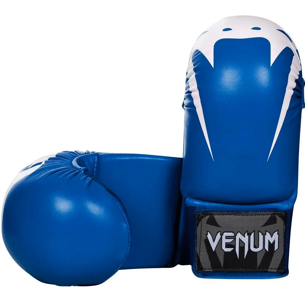 Guantes de Karate Venum Giant - Sin pulgares - Azul - Image 2