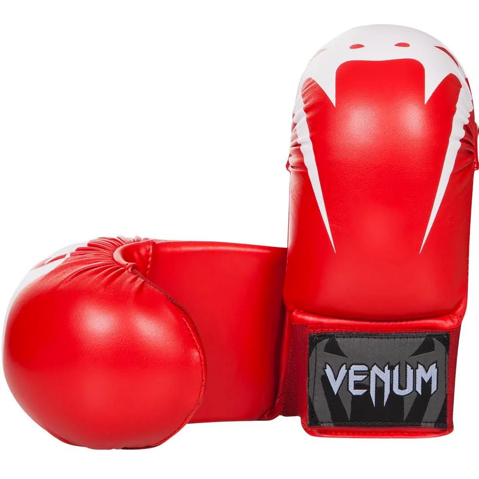 Guantes de Karate Venum Giant  - Sin pulgares - Rojo