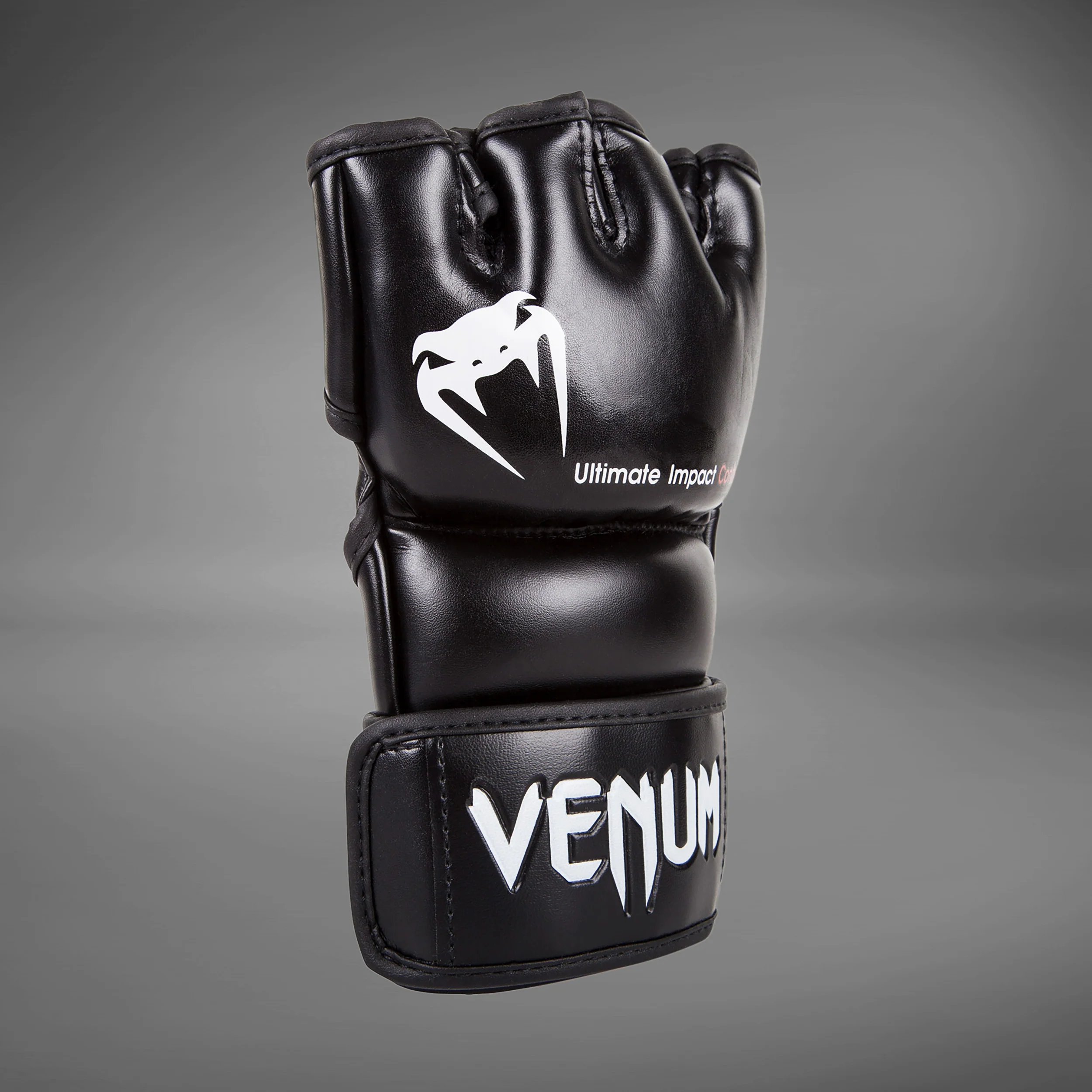 Venum Impact Guantes de MMA - Cuero Skintex - Negro - Image 3