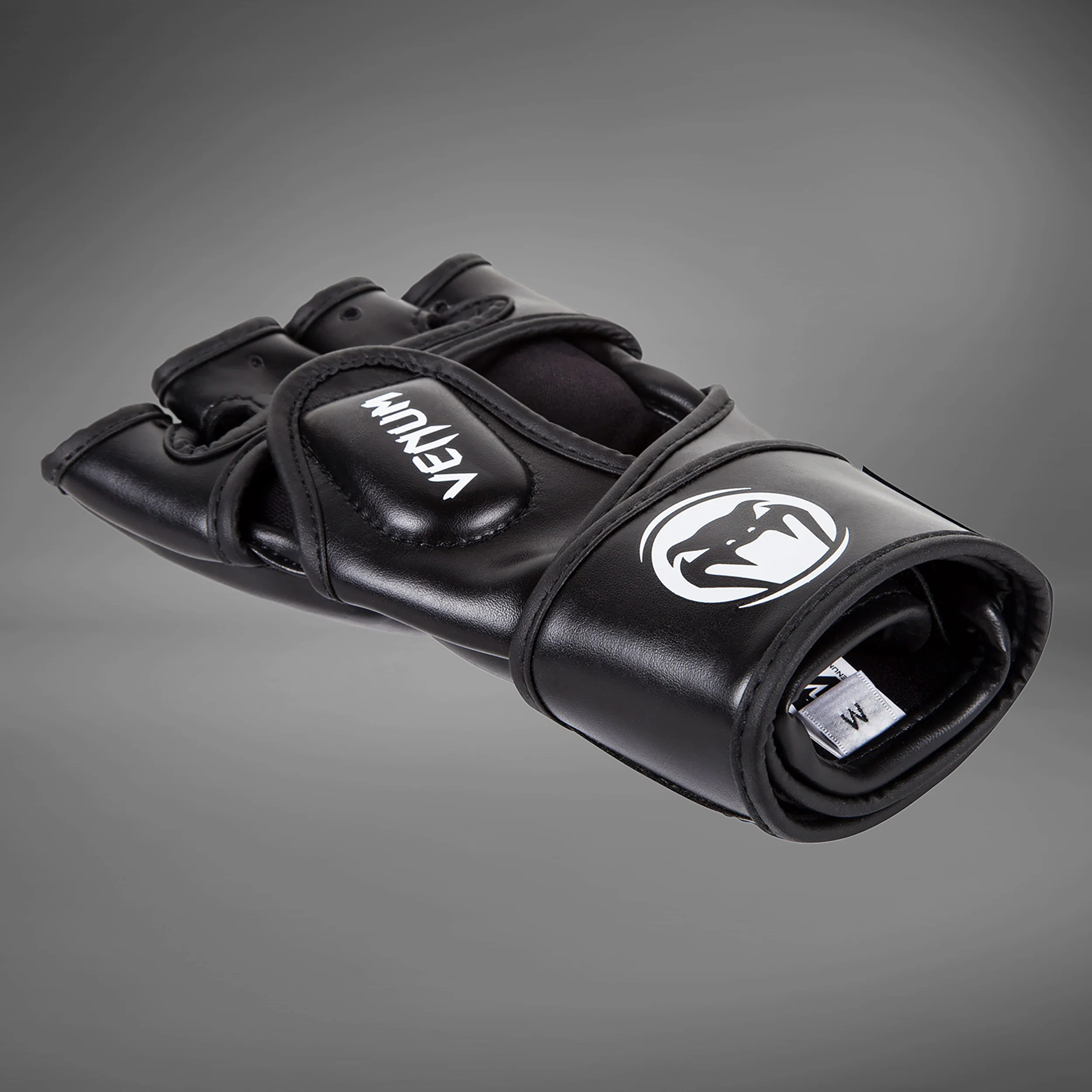 Venum Impact Guantes de MMA - Cuero Skintex - Negro - Image 5