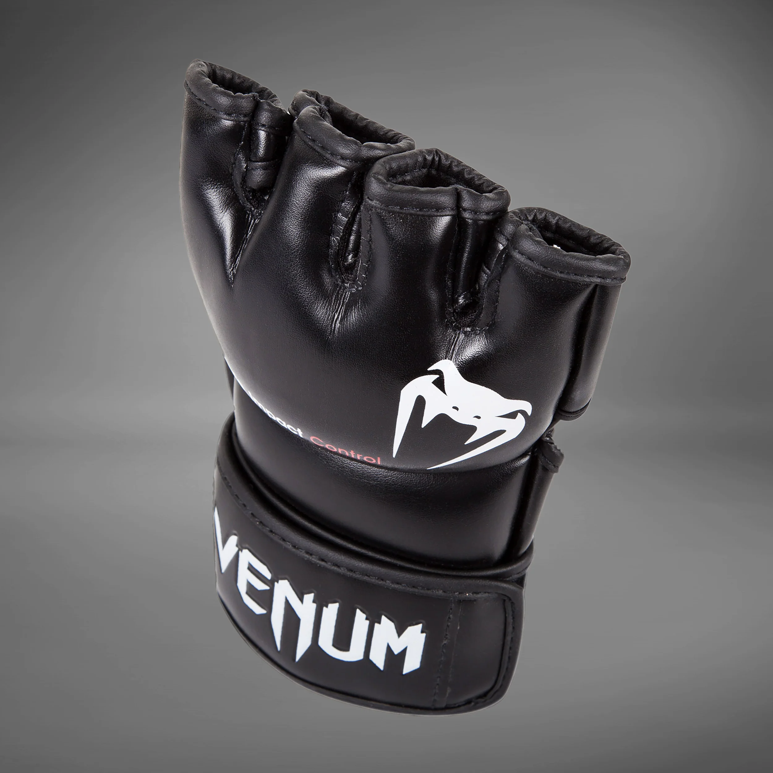 Venum Impact Guantes de MMA - Cuero Skintex - Negro - Image 7