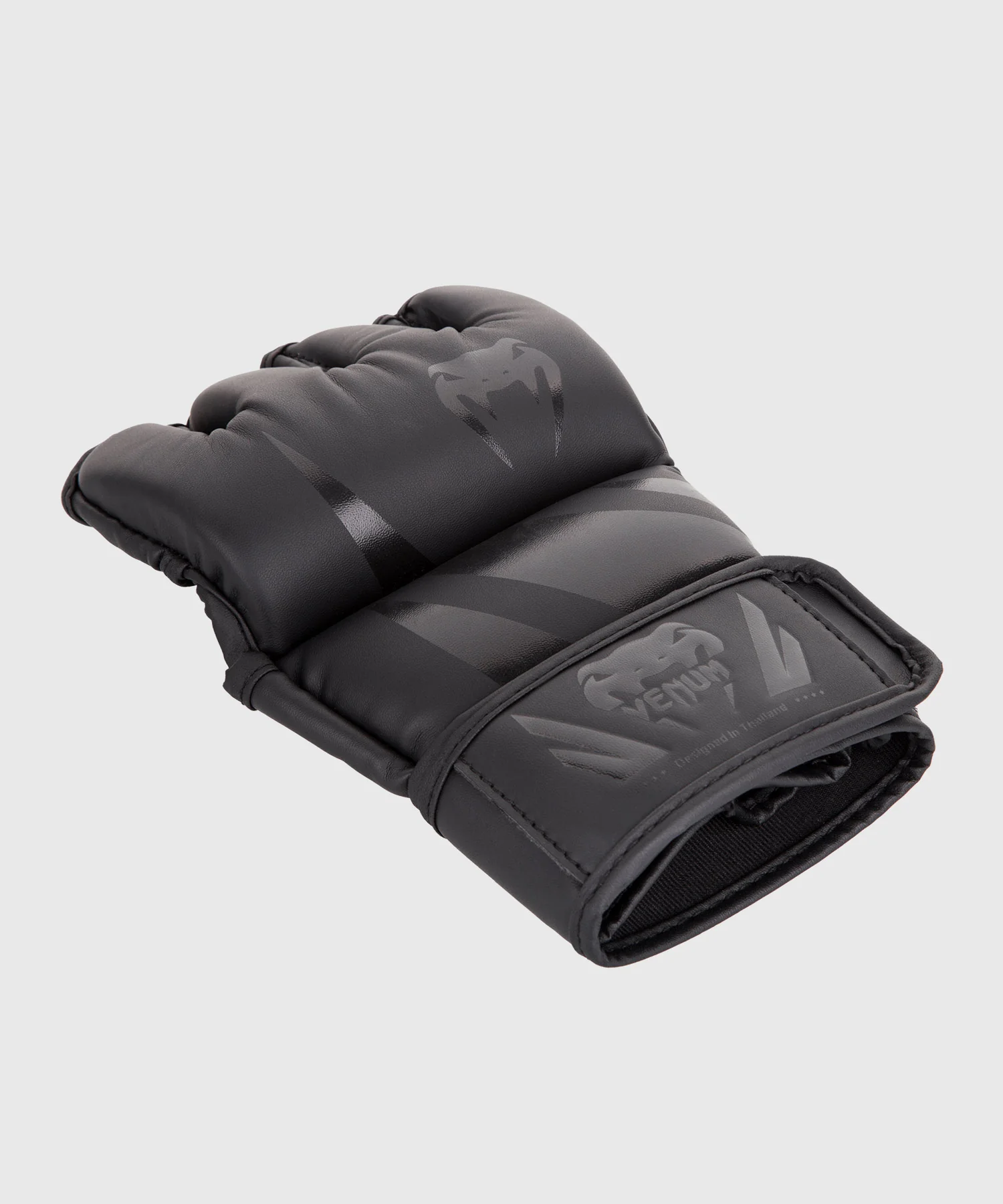 Guantes MMA Venum Challenger - Sin Pulgar - Negro/Negro - Image 2