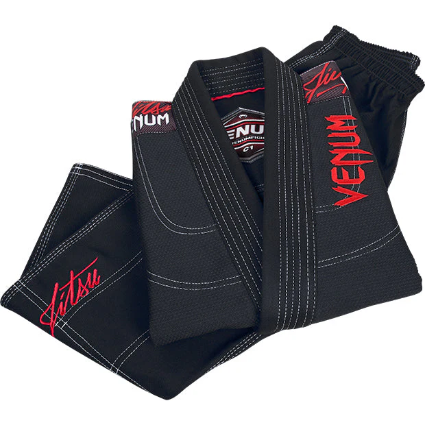 Kimono BJJ para Niños Venum Challenger 2.0 - Negro - Image 2