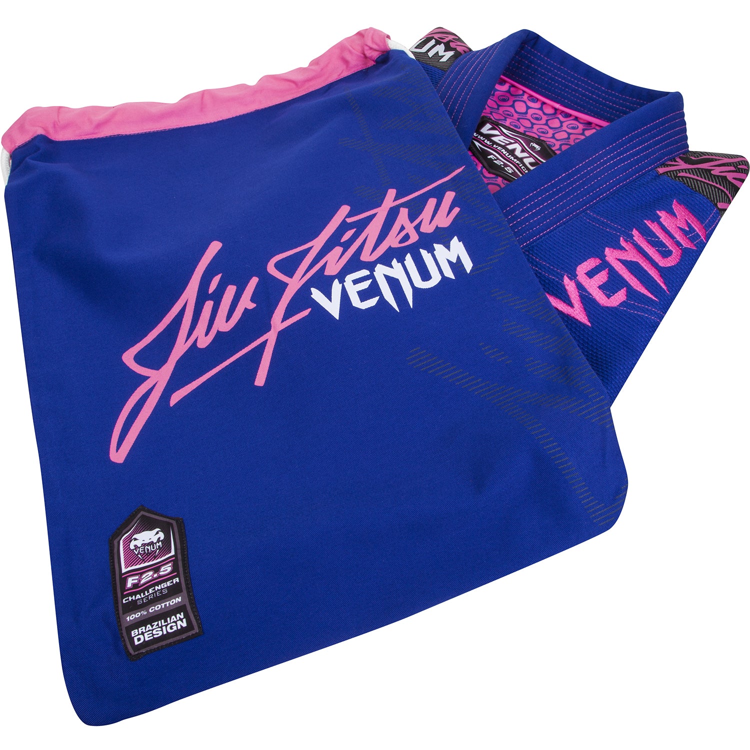 Kimono para BJJ Venum Challenger 2.0 Mujer - Azul - Image 5