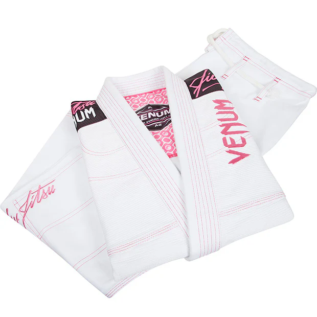 Kimono para BJJ Venum Challenger 2.0 Mujer - Blanco