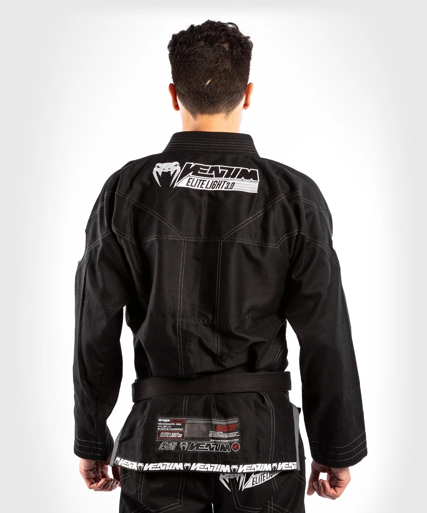Kimono Venum Elite 3.0 Light BJJ - Negro - Image 2
