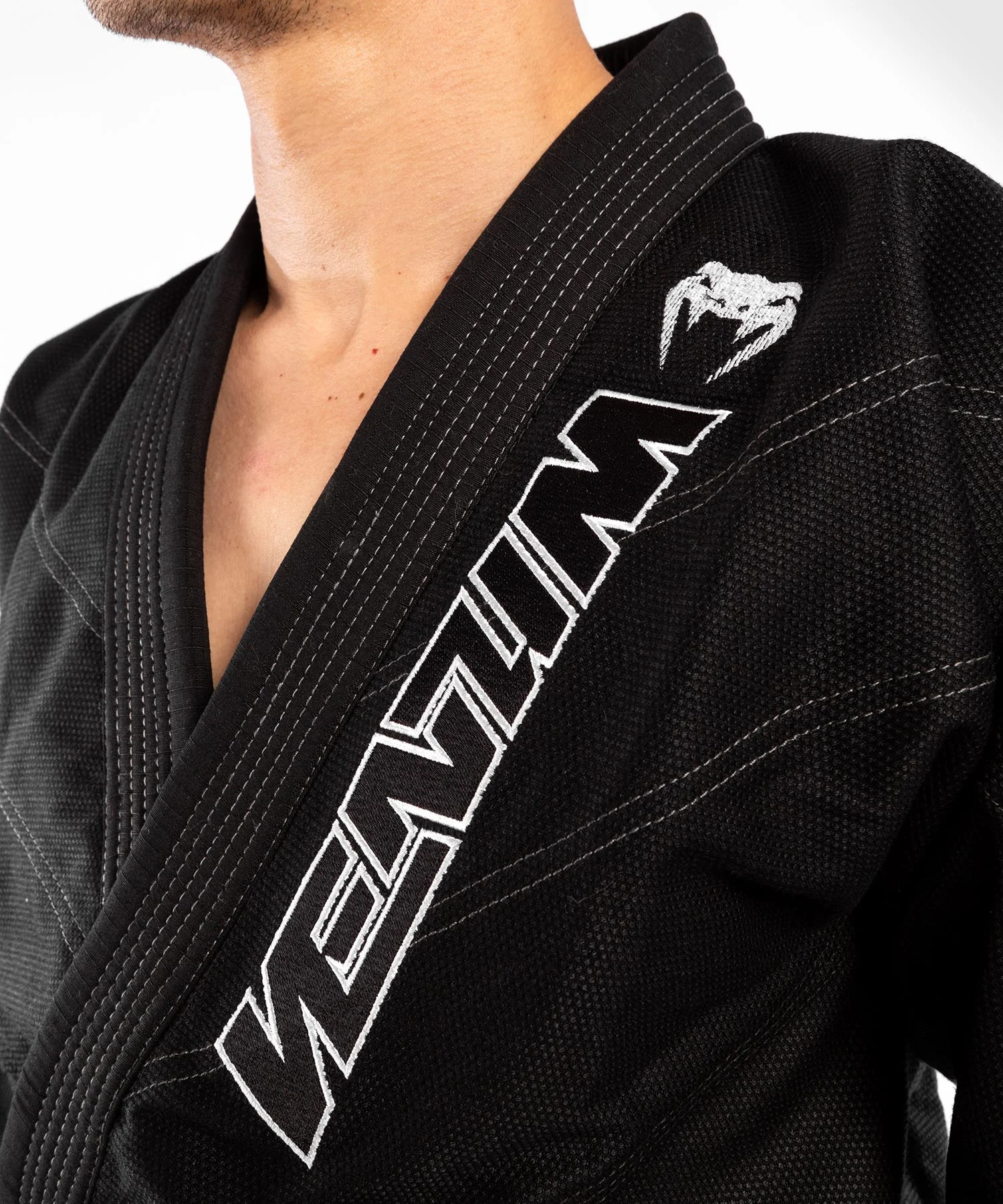 Kimono Venum Elite 3.0 Light BJJ - Negro - Image 4