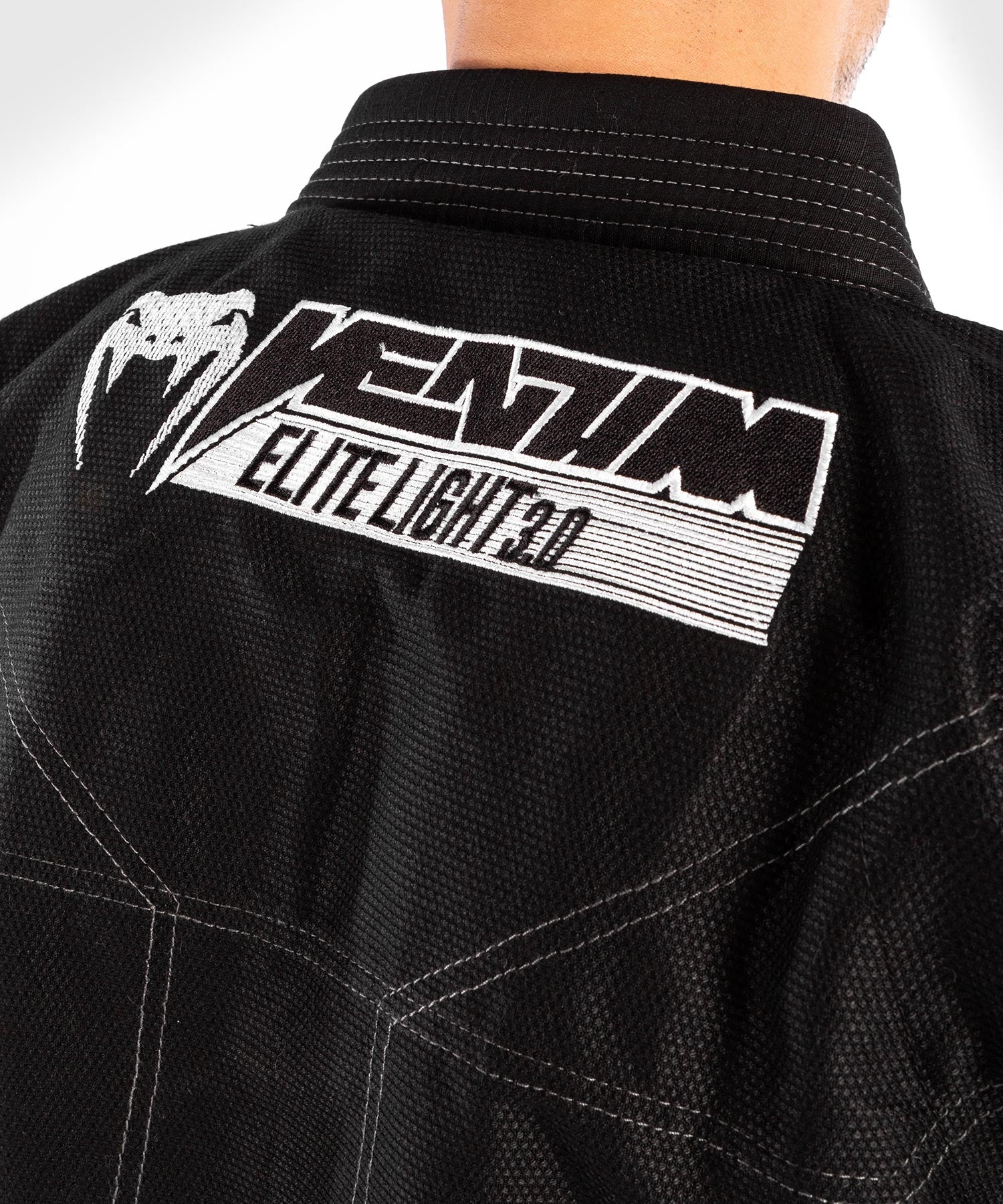 Kimono Venum Elite 3.0 Light BJJ - Negro - Image 6