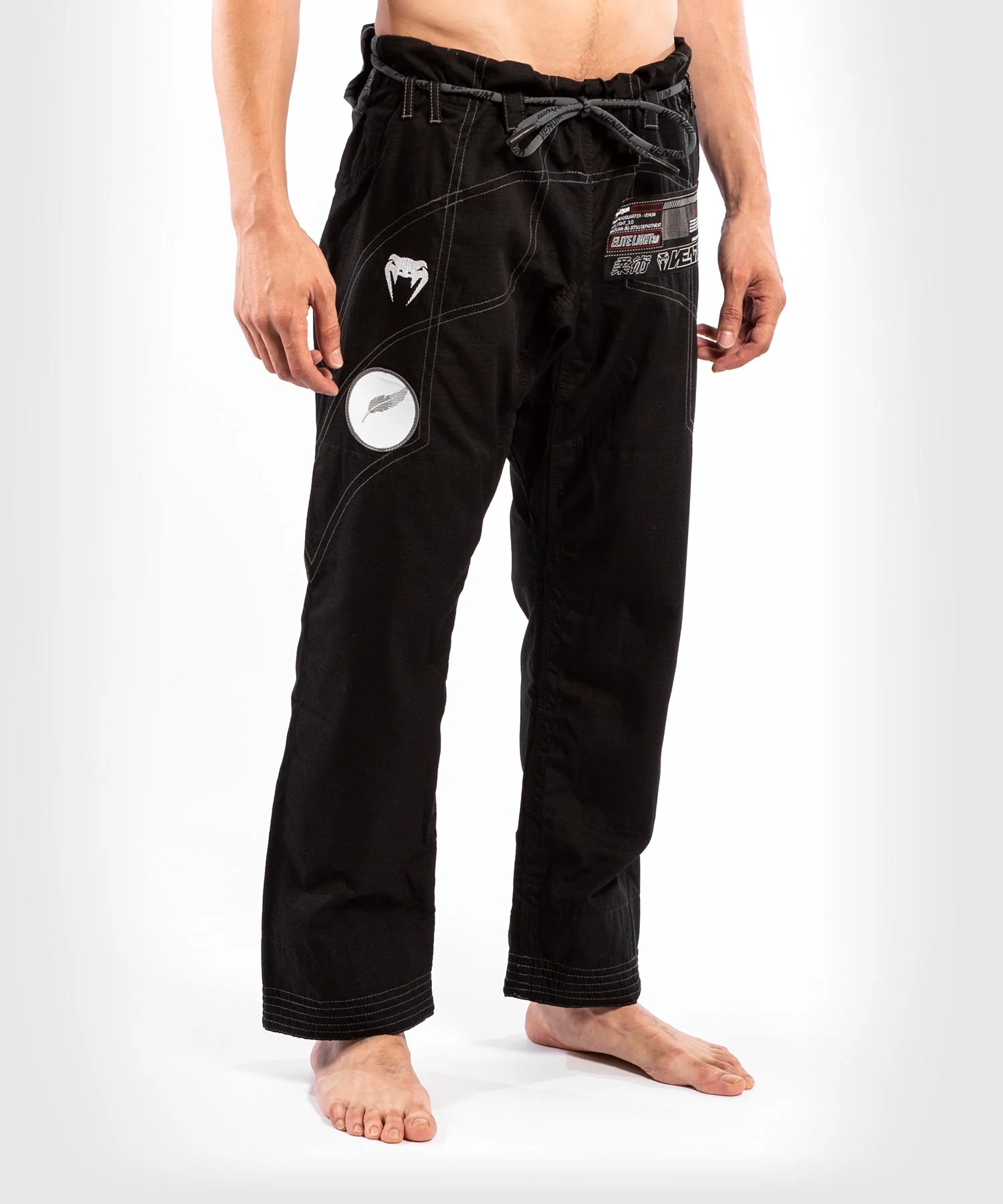 Kimono Venum Elite 3.0 Light BJJ - Negro - Image 7