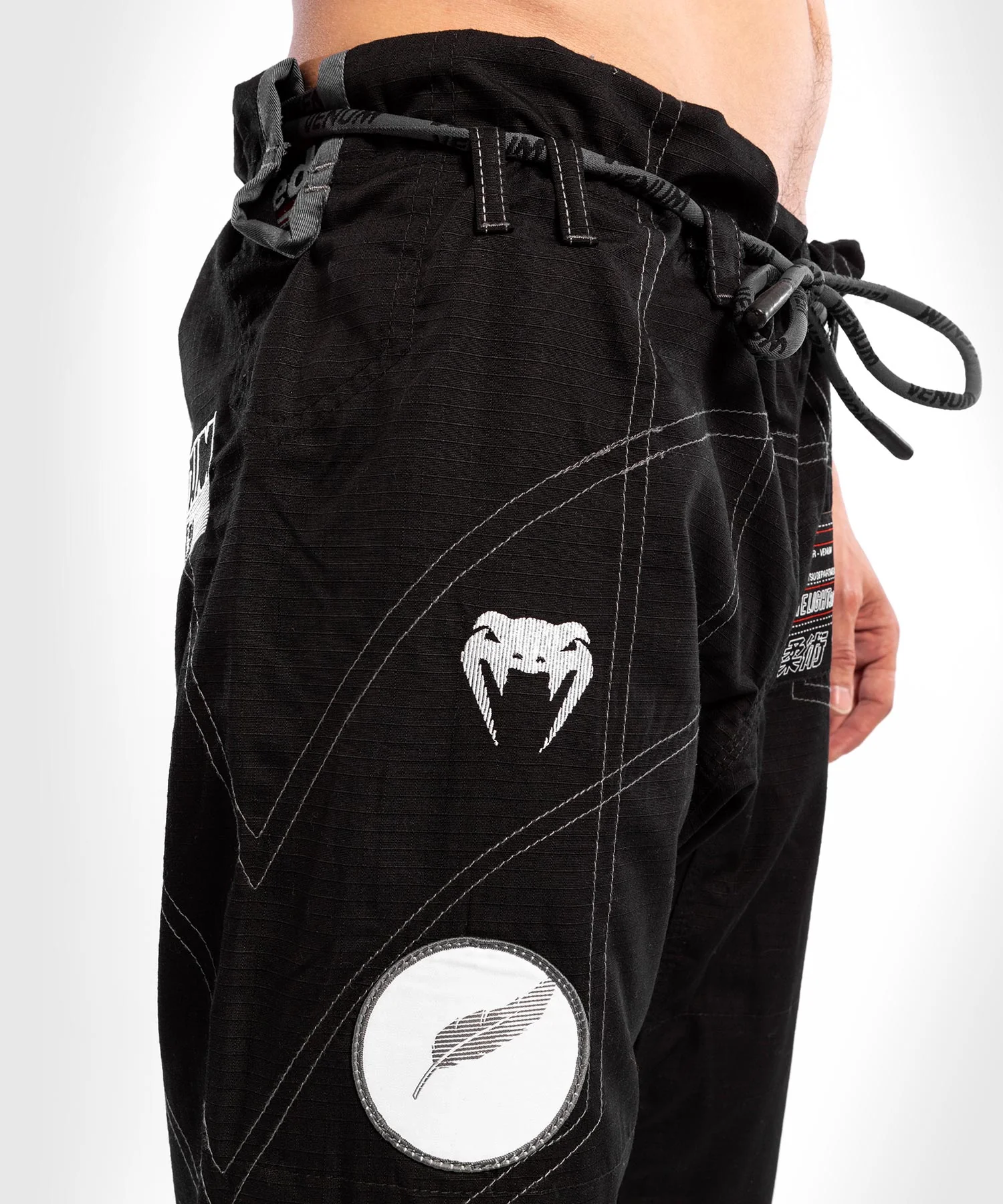Kimono Venum Elite 3.0 Light BJJ - Negro - Image 9