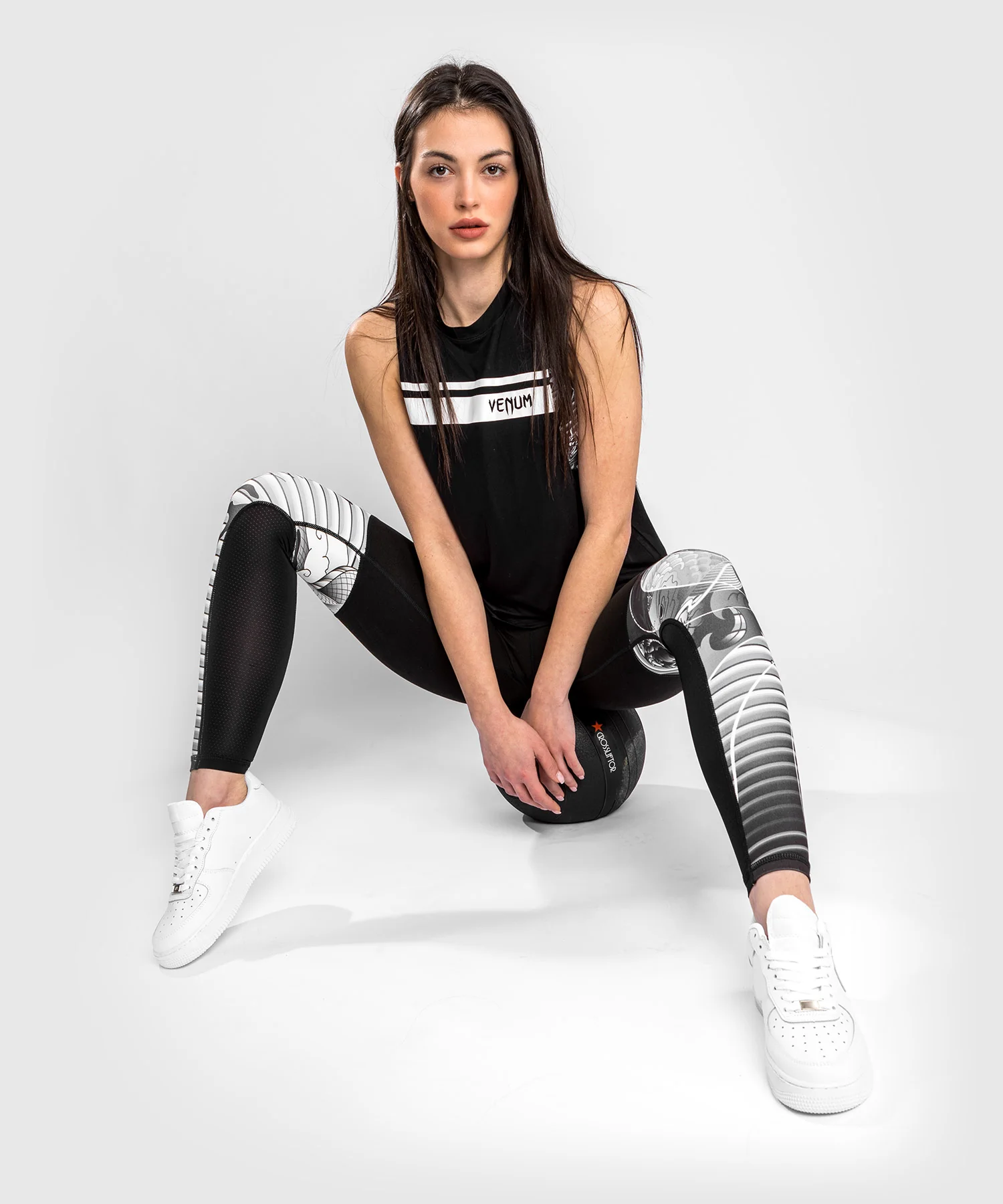 Legging Venum YKZ21 - Negro/Blanco