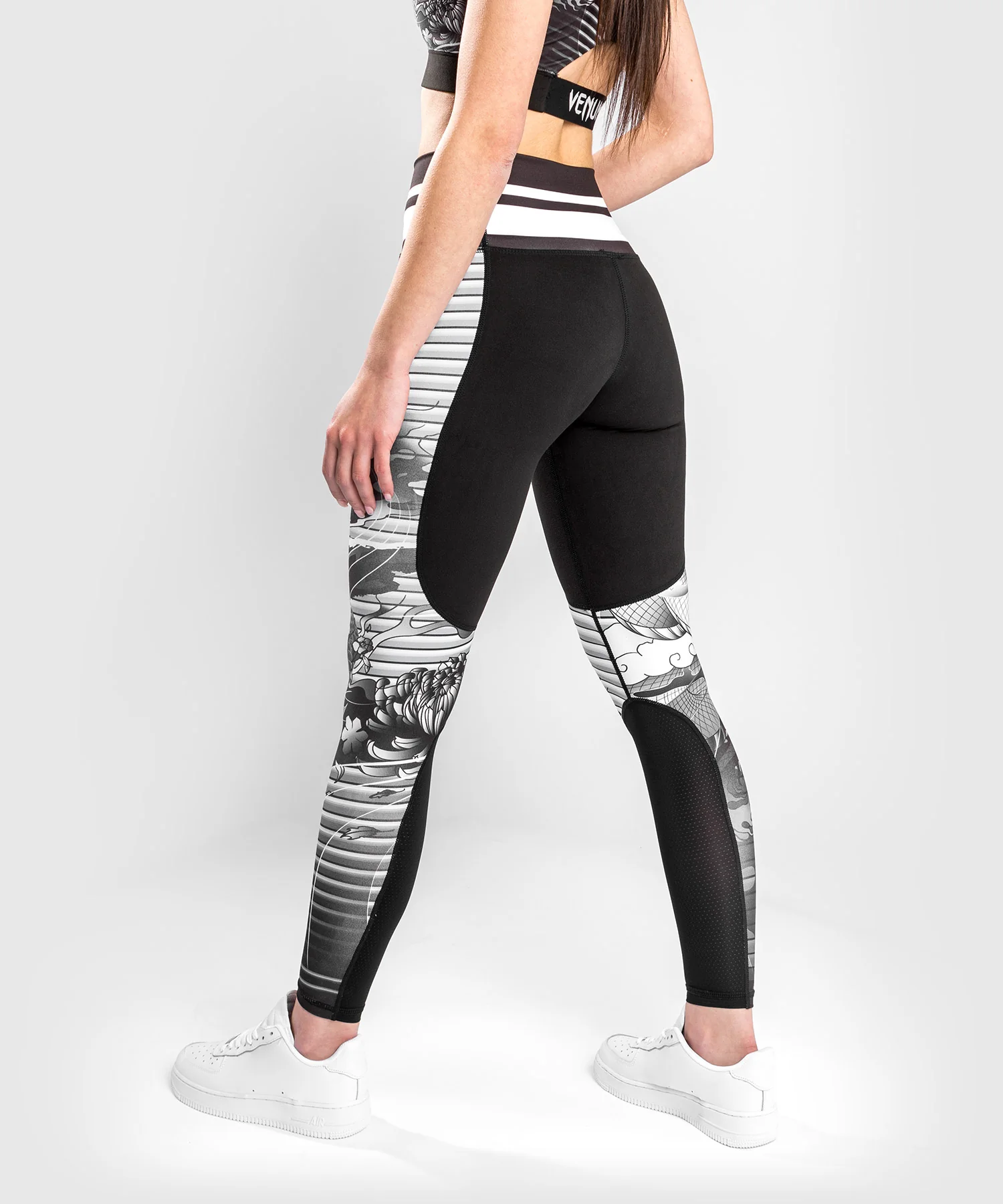 Legging Venum YKZ21 - Negro/Blanco - Image 3