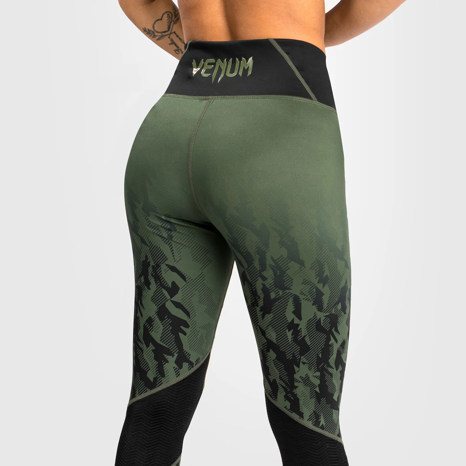 Leggings Para Mujer UFC Venum Authentic Fight Week Performance - Caqui - Image 3