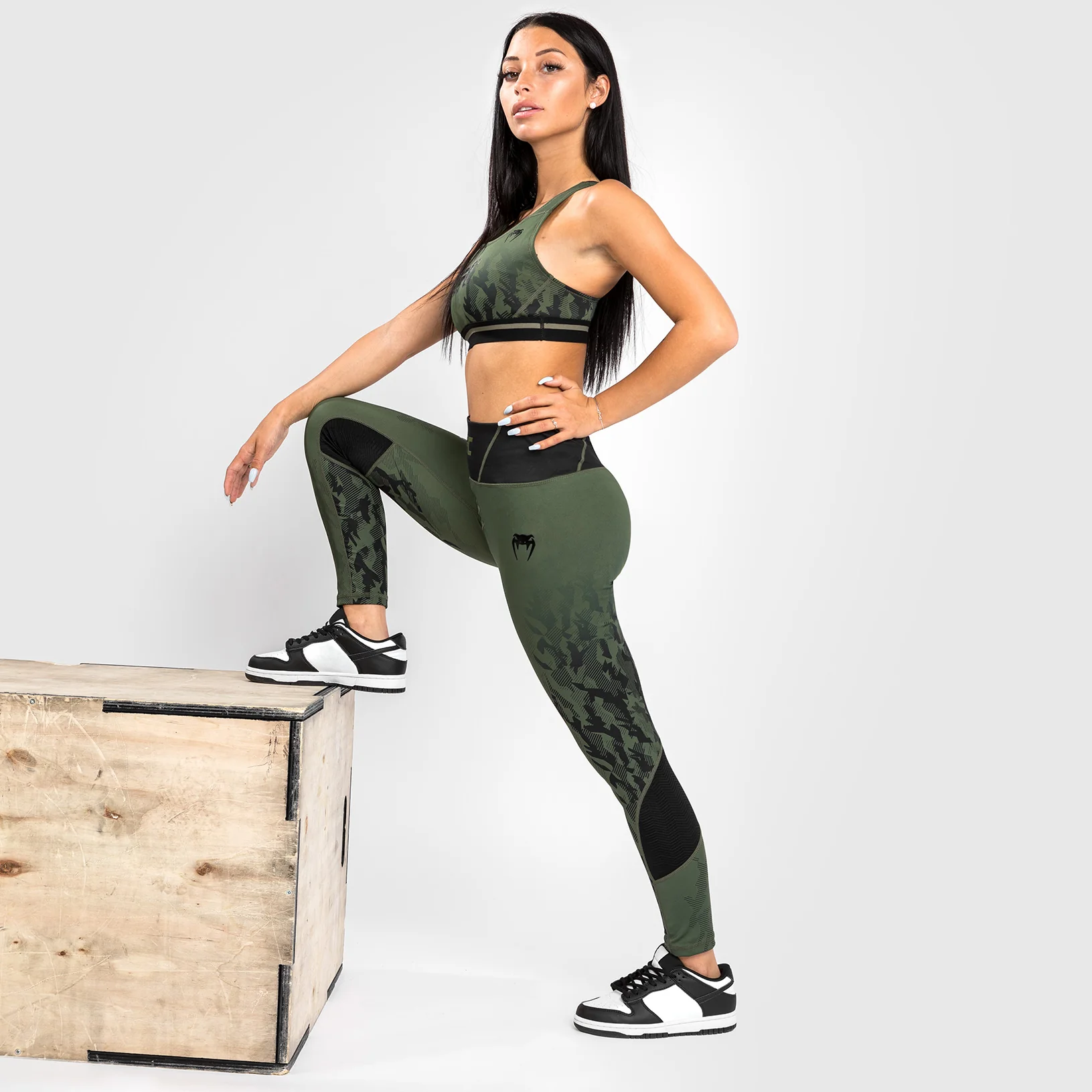 Leggings Para Mujer UFC Venum Authentic Fight Week Performance - Caqui - Image 7