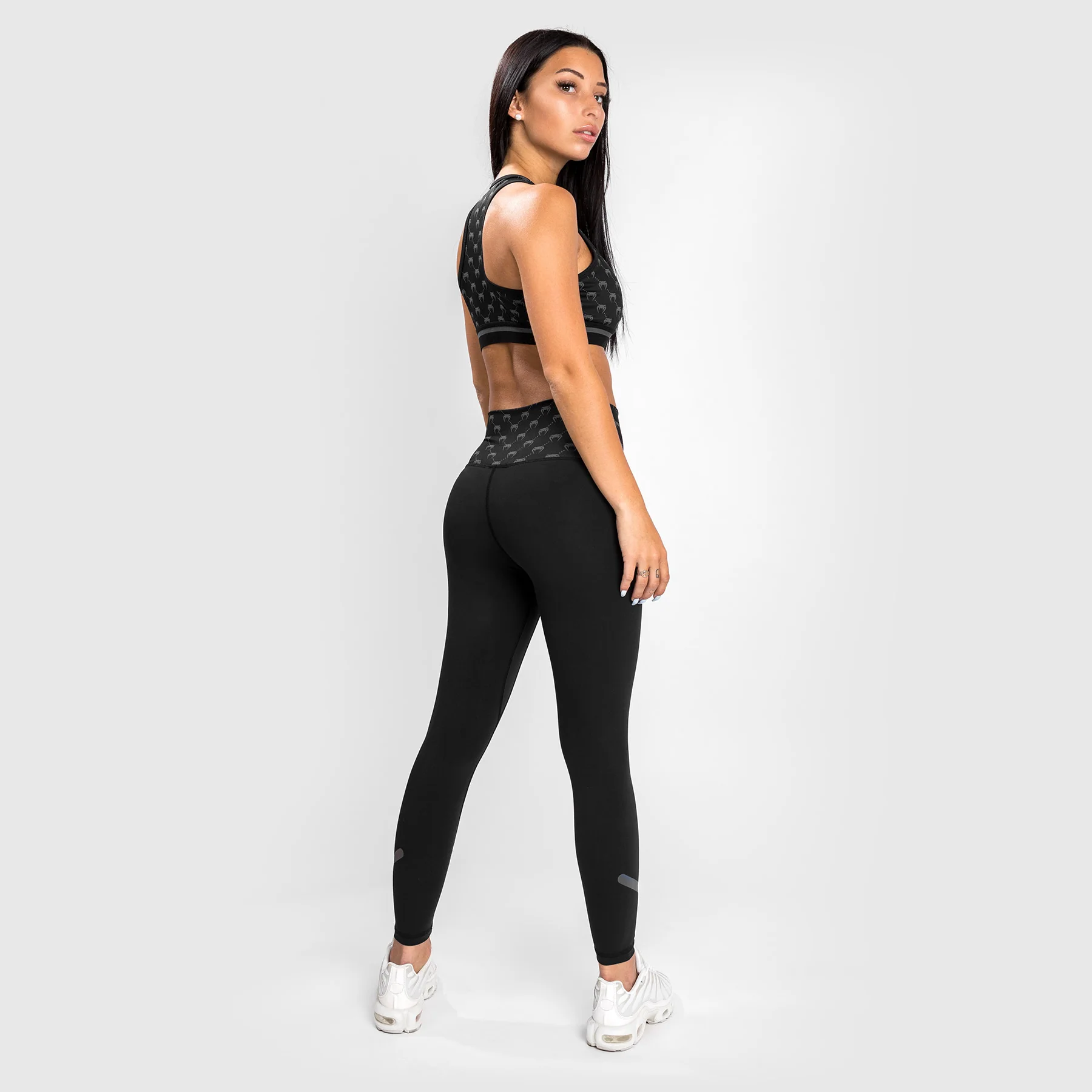 Leggings Venum Monogram 7/8 – Negro//Oro Rosa - Image 5