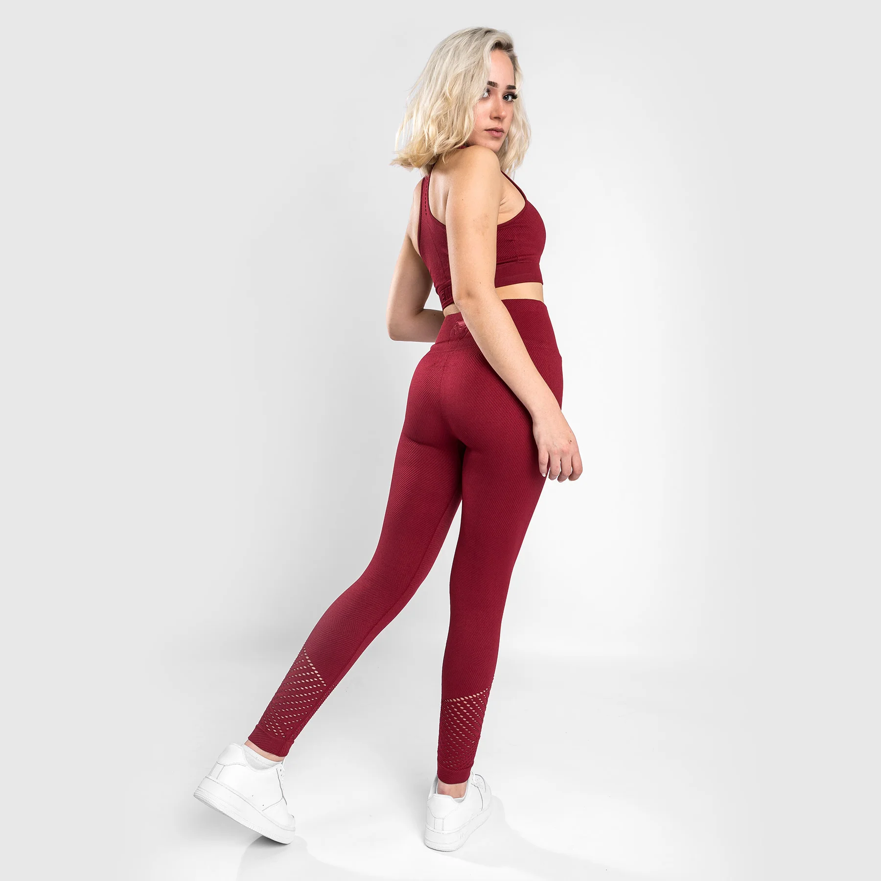 Leggings ⅞ Venum Sparring Seamless - Burdeos - Image 4