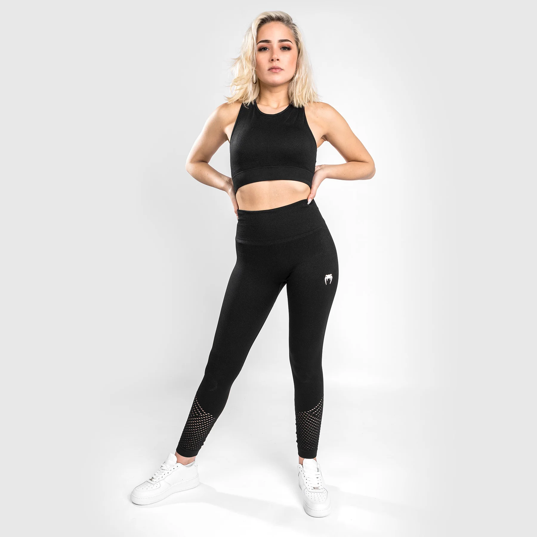 Leggings ⅞ Venum Sparring Seamless - Negro - Image 3