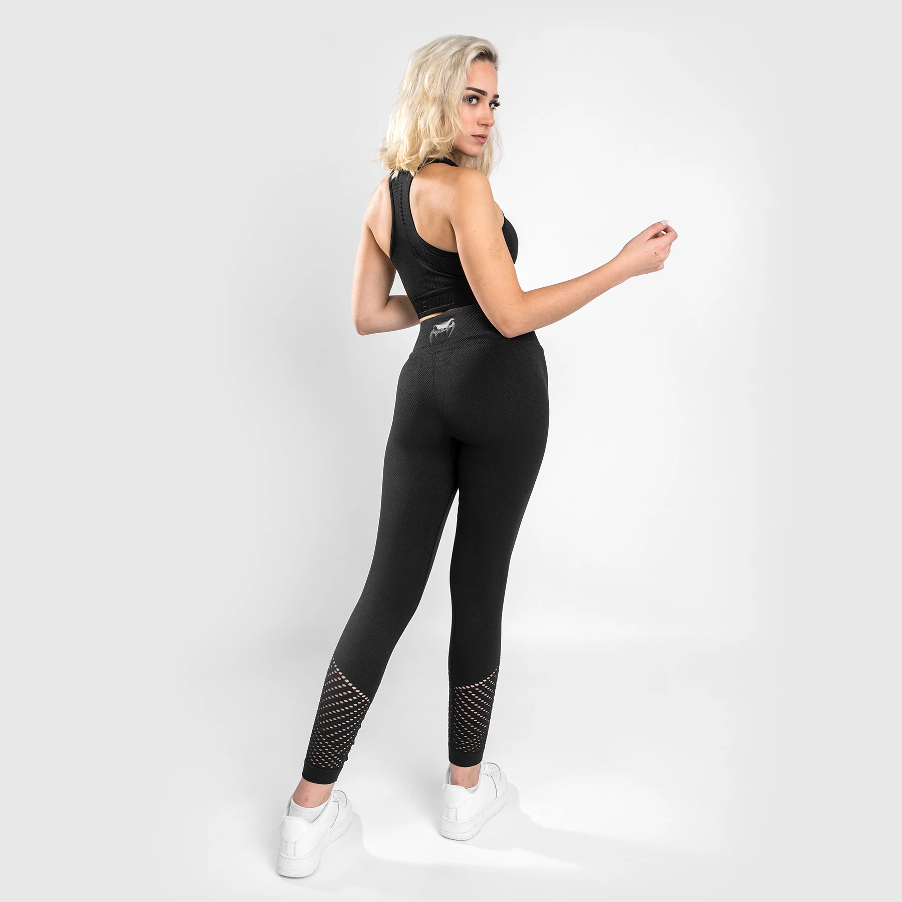 Leggings ⅞ Venum Sparring Seamless - Negro - Image 4