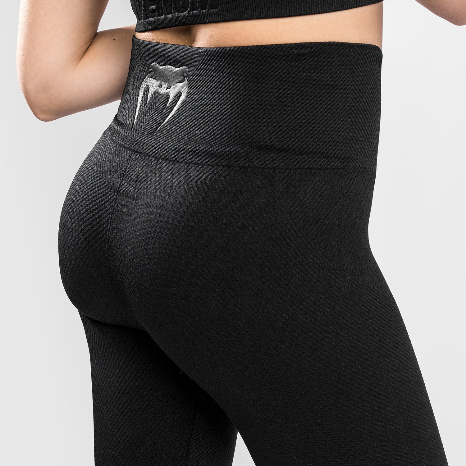 Leggings ⅞ Venum Sparring Seamless - Negro - Image 7
