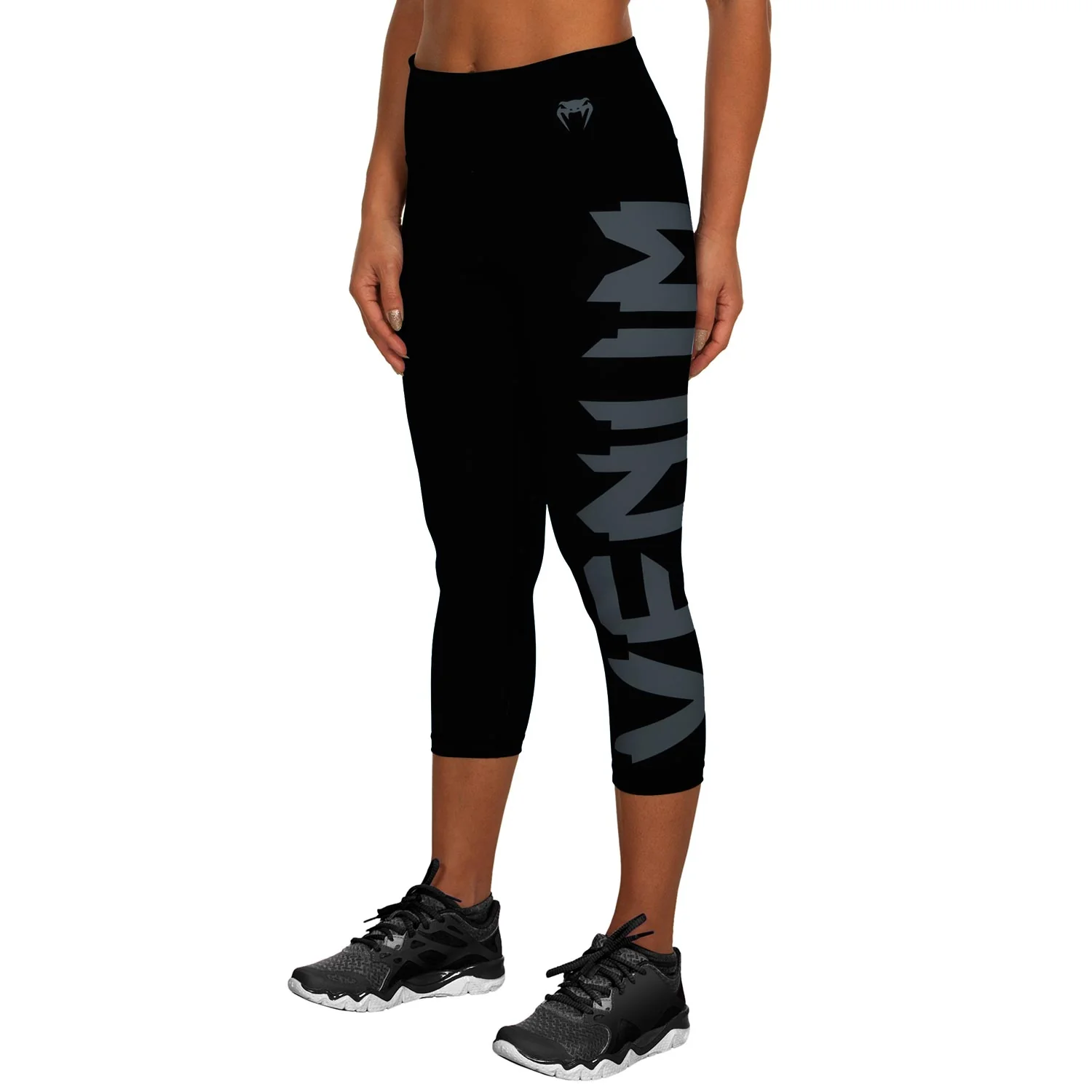 Leggins cortos Venum Giant - Negro/Gris
