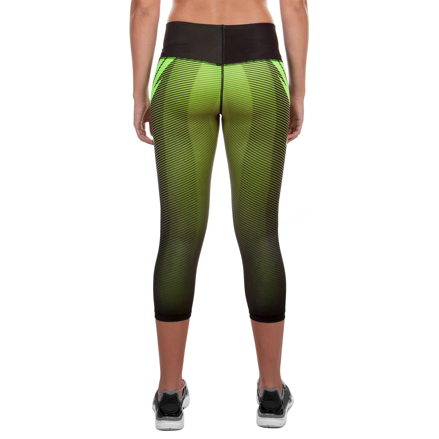 Leggins Cortos Venum Razor - Negro/Amarillo - Image 3