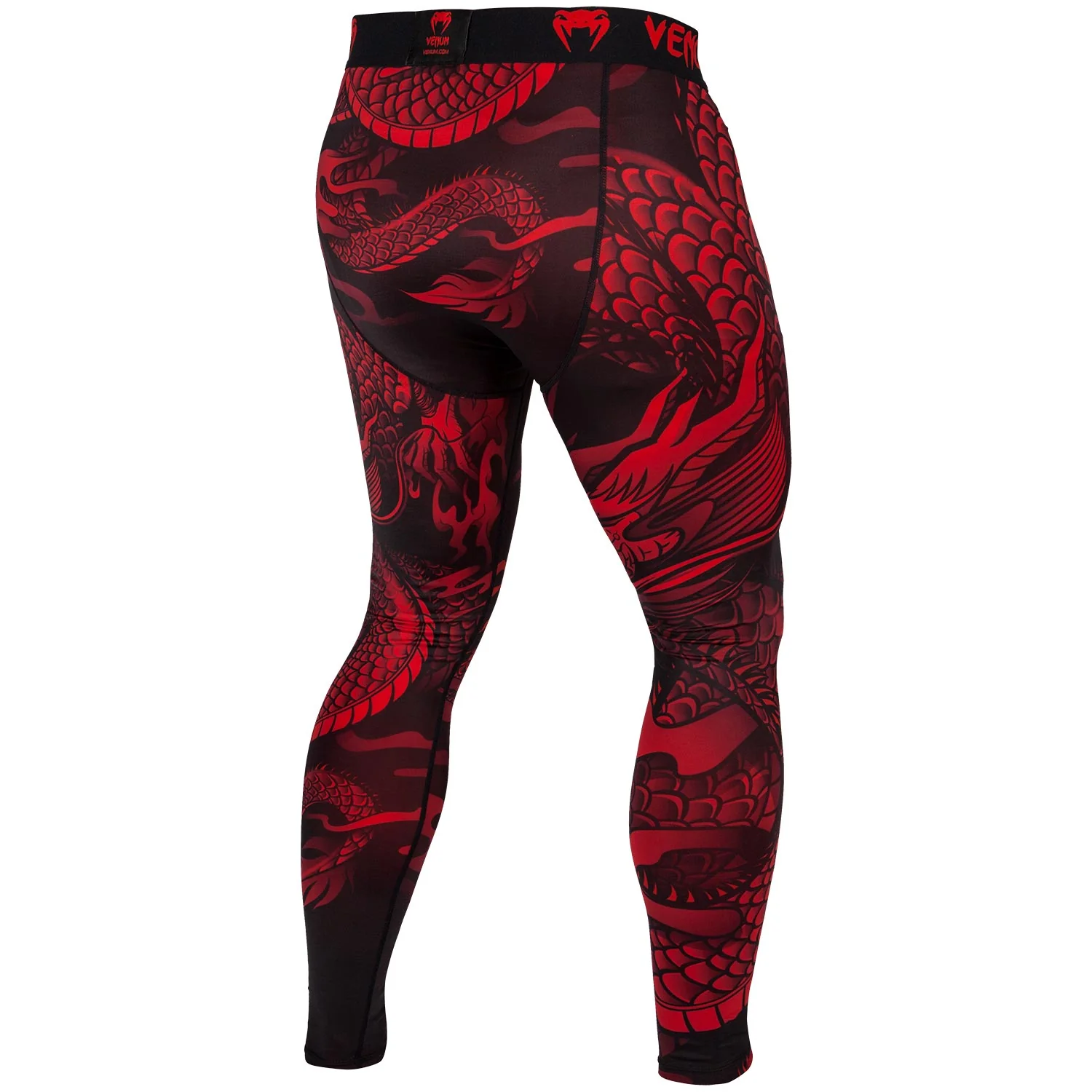 Mallas Largas Venum Dragon's Flight - Negro/Rojo - Image 4