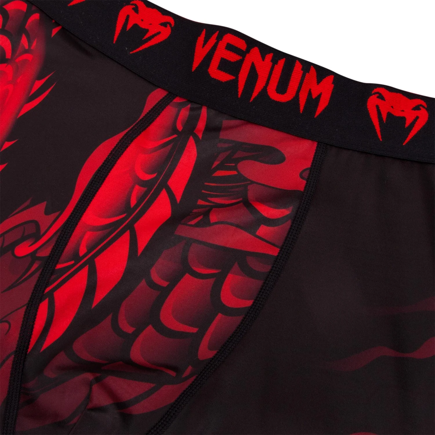 Mallas Largas Venum Dragon's Flight - Negro/Rojo - Image 5