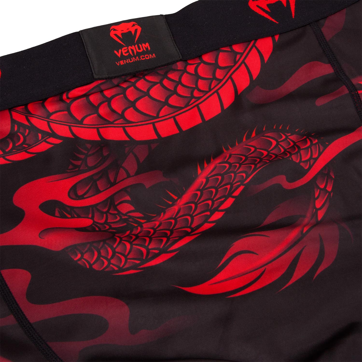 Mallas Largas Venum Dragon's Flight - Negro/Rojo - Image 6