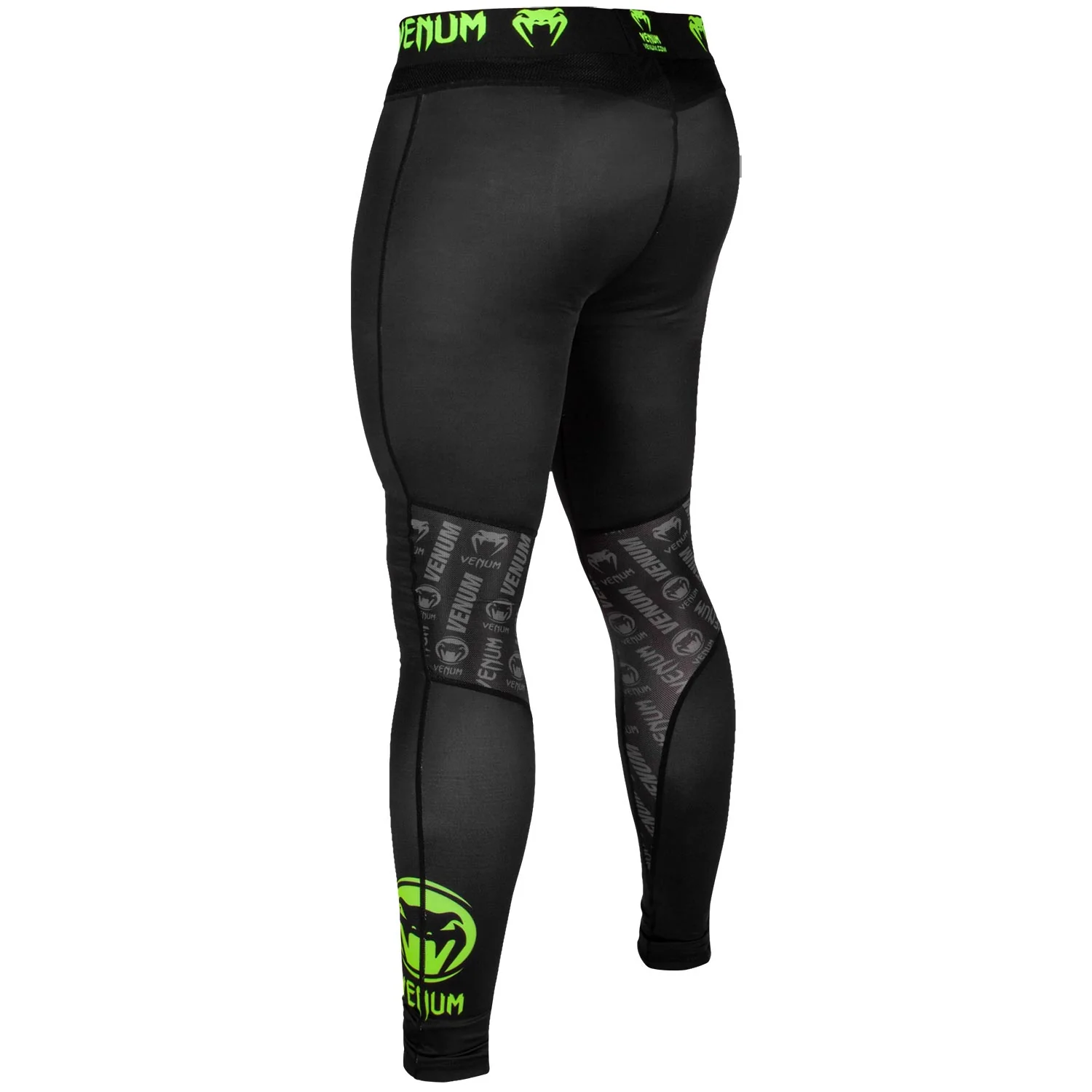Mallas Venum Logos - Negro/Amarillo Fluo - Image 3