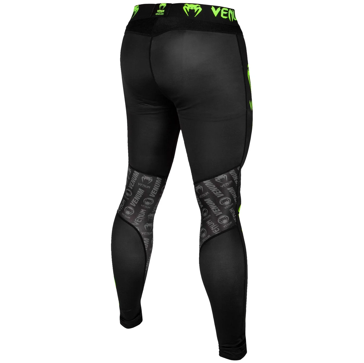 Mallas Venum Logos - Negro/Amarillo Fluo - Image 4