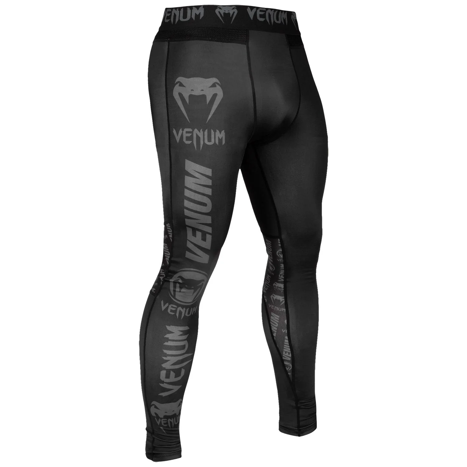 Mallas Venum Logos - Negro/Negro