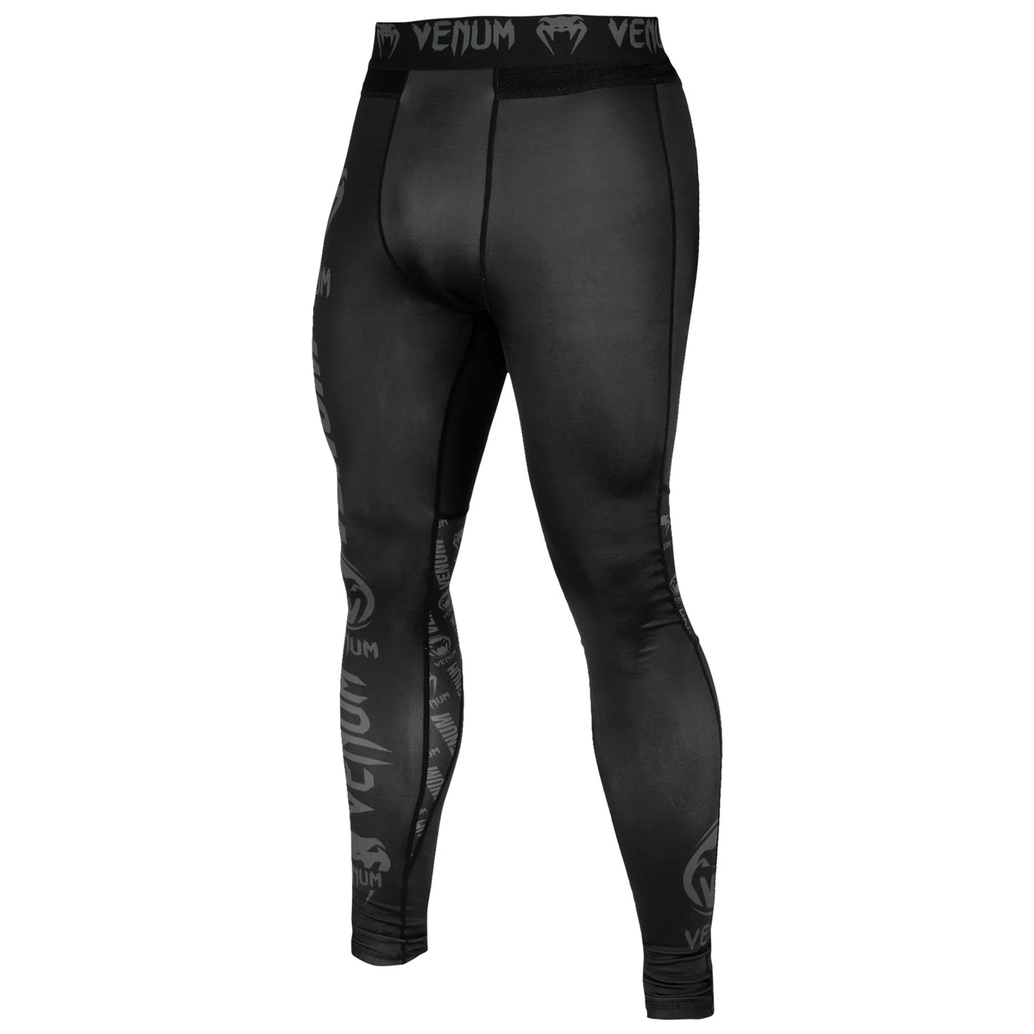 Mallas Venum Logos - Negro/Negro - Image 2