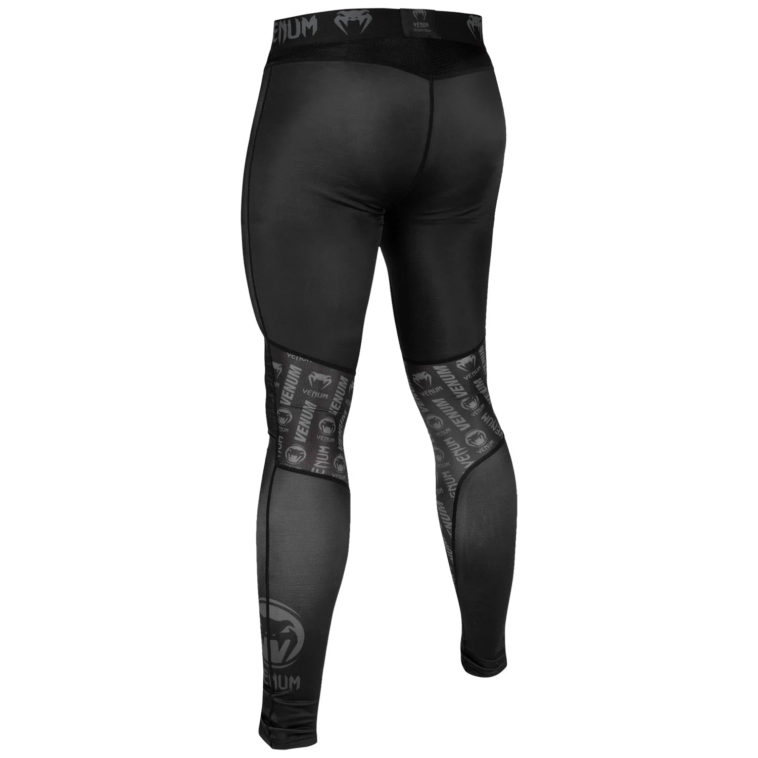 Mallas Venum Logos - Negro/Negro - Image 3
