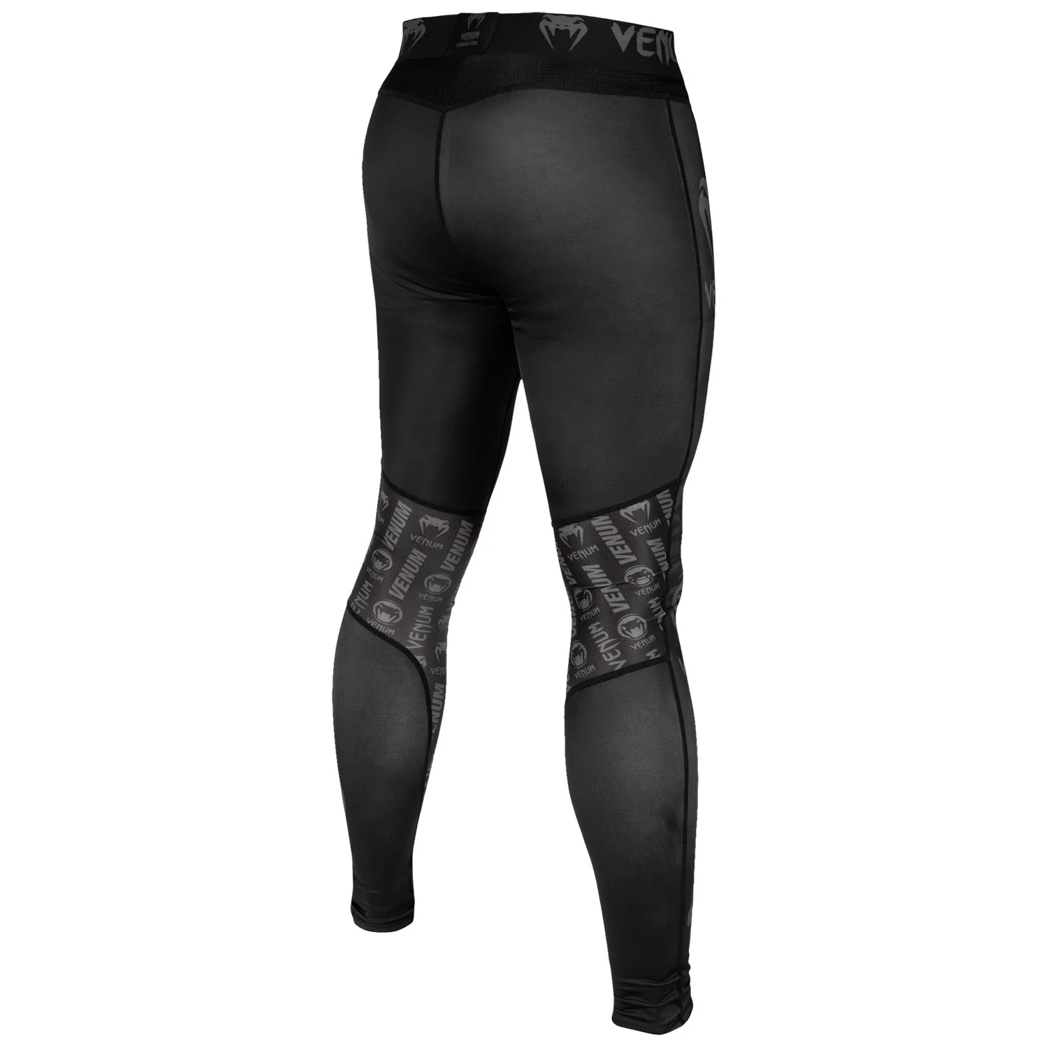 Mallas Venum Logos - Negro/Negro - Image 4