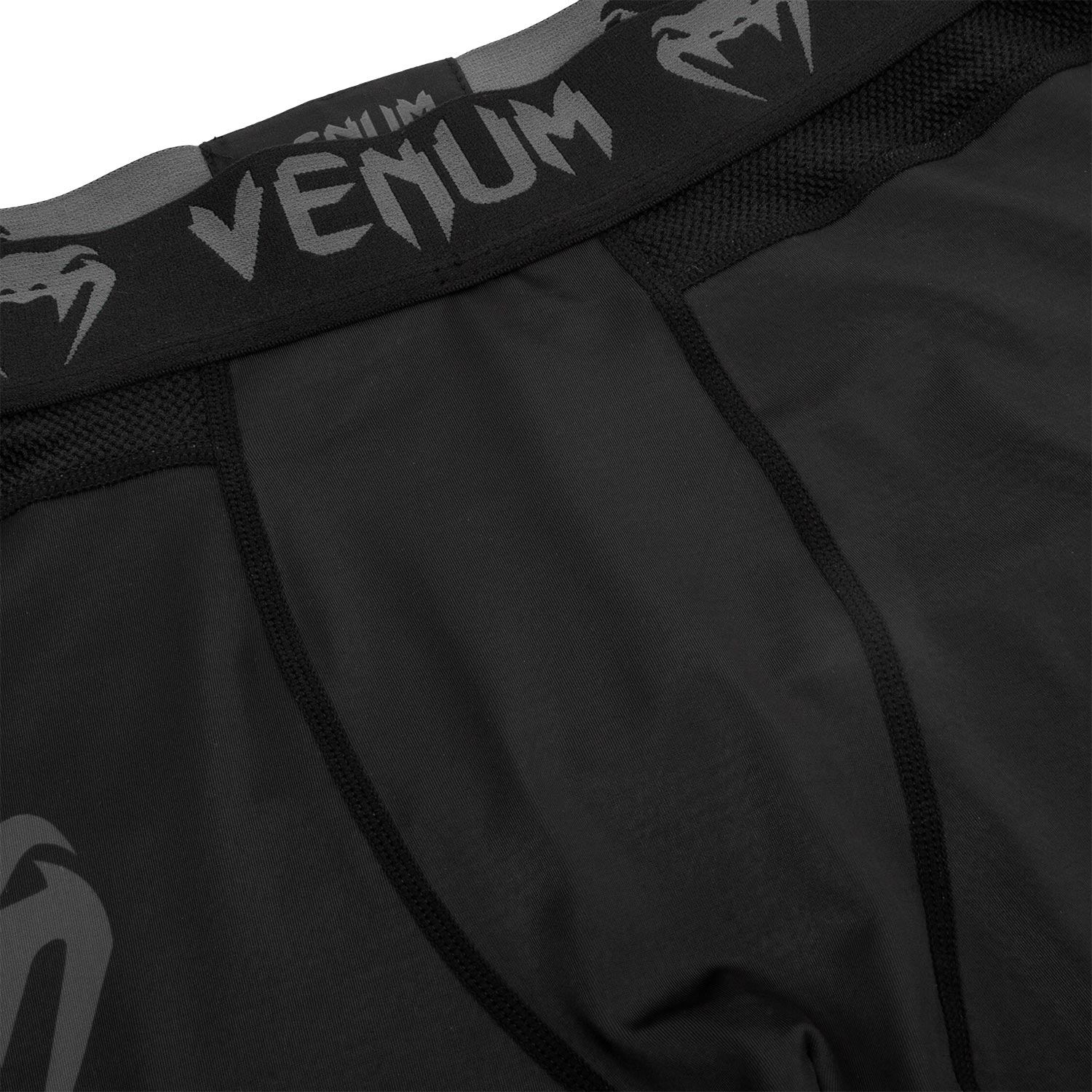 Mallas Venum Logos - Negro/Negro - Image 5
