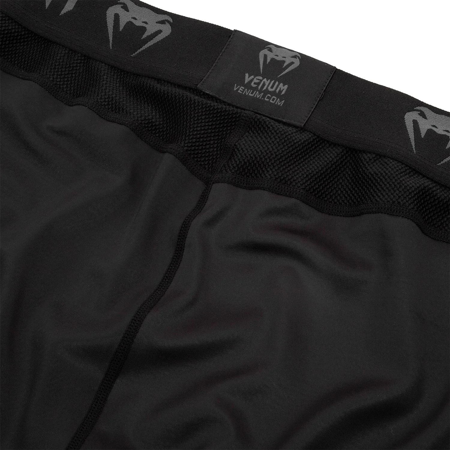 Mallas Venum Logos - Negro/Negro - Image 6